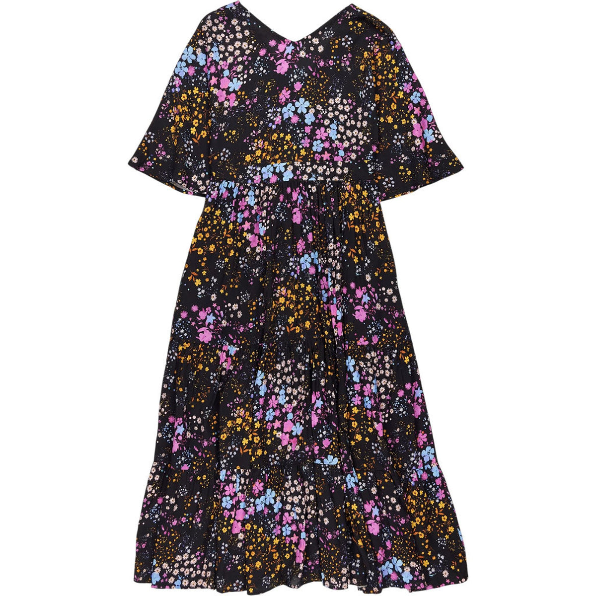 Strong Girls Club Black Floral Dress