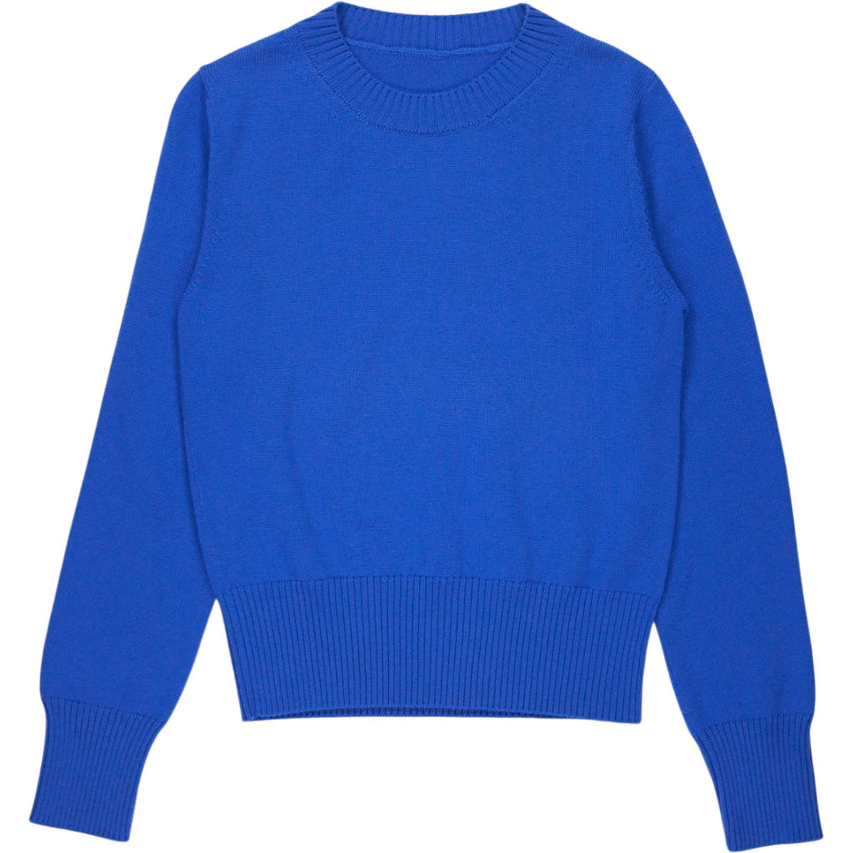 Blue Crew Neck Jumper Sample - label removed