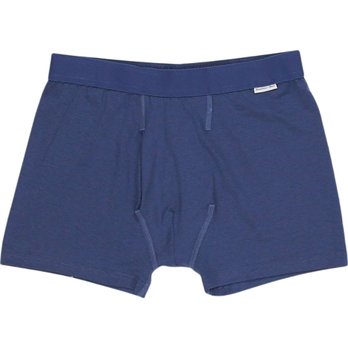 Hamilton + Hare Blue Elasticated Boxer Briefs