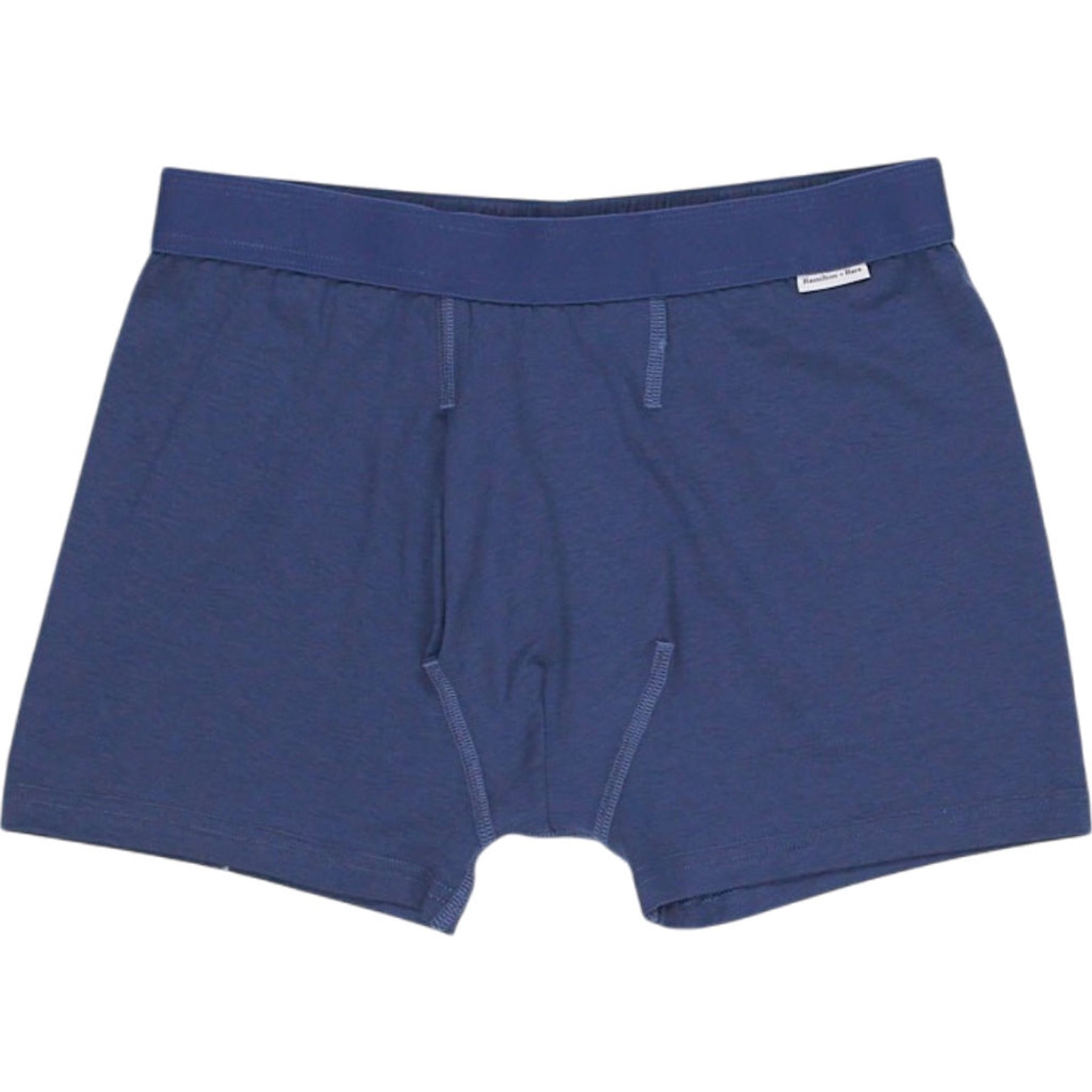 Hamilton + Hare Blue Elasticated Boxer Briefs