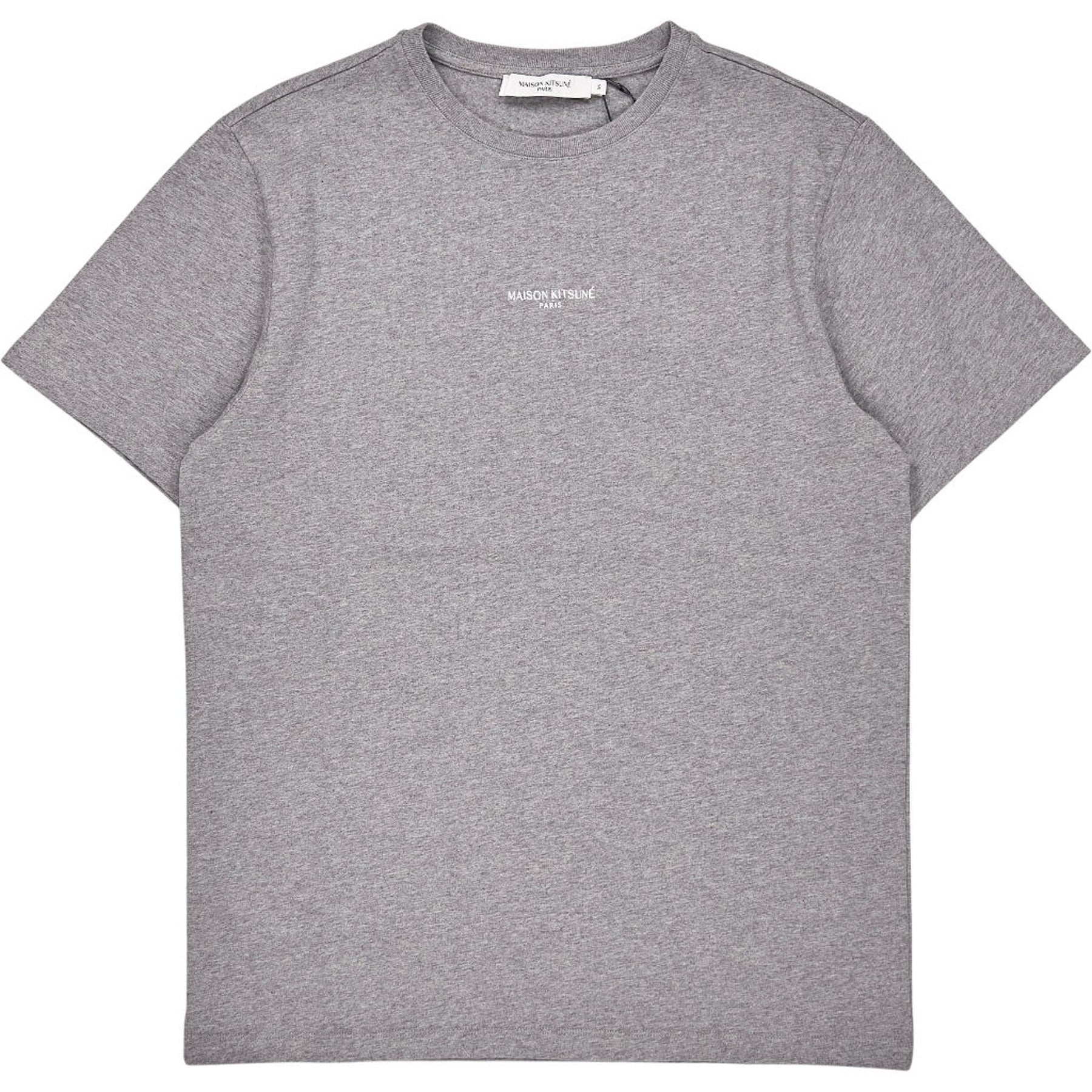 Maison Kitsuné Grey Melange T-Shirt
