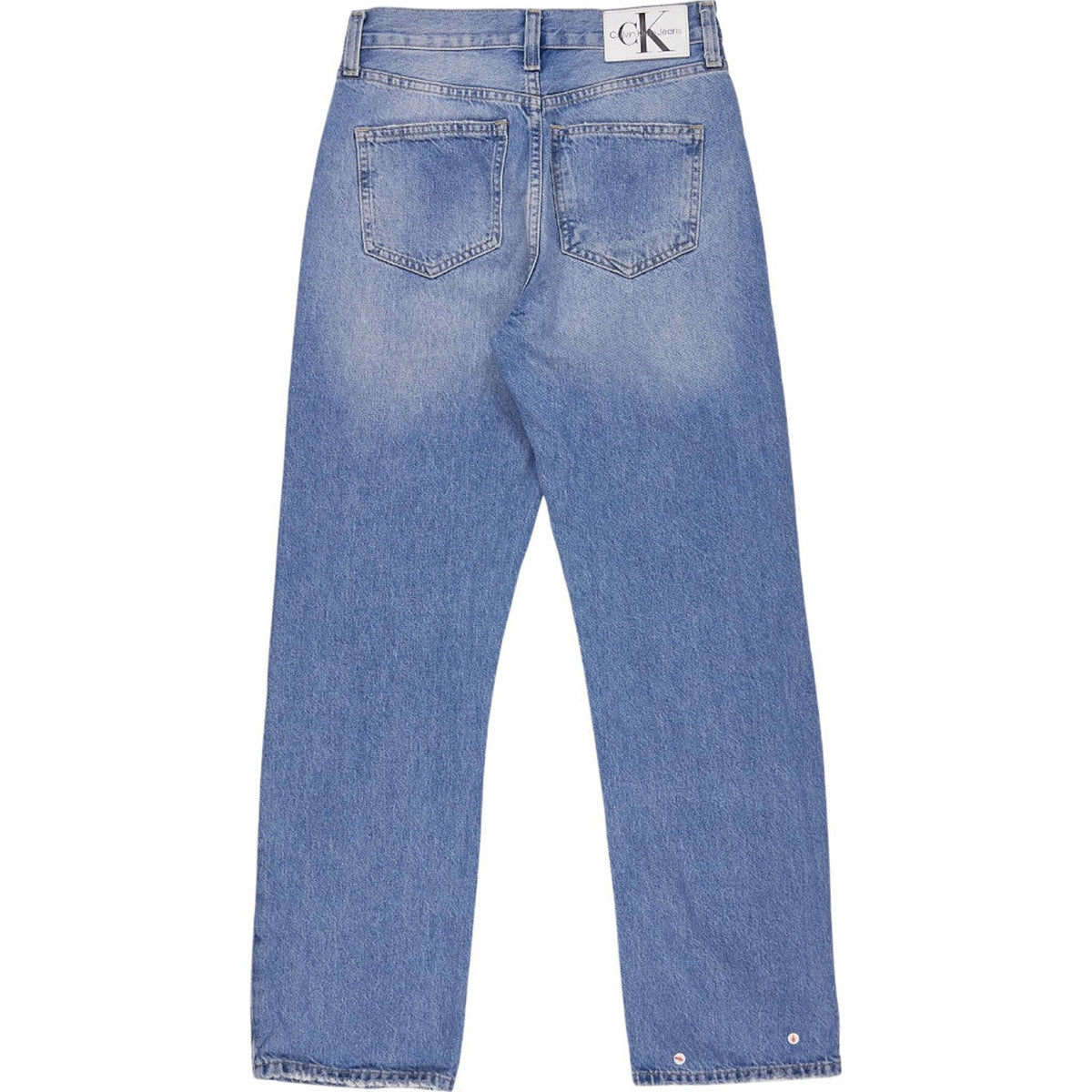 Calvin Klein Blue High Rise Straight Jeans