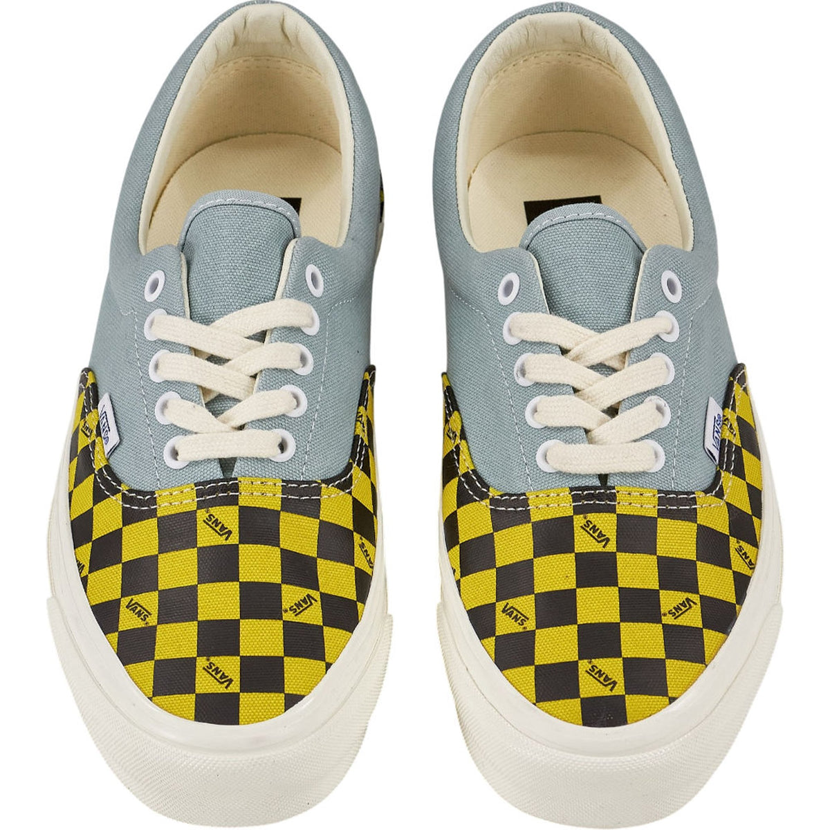 Vans Yellow Checkerboard LX Era Trainers US 9