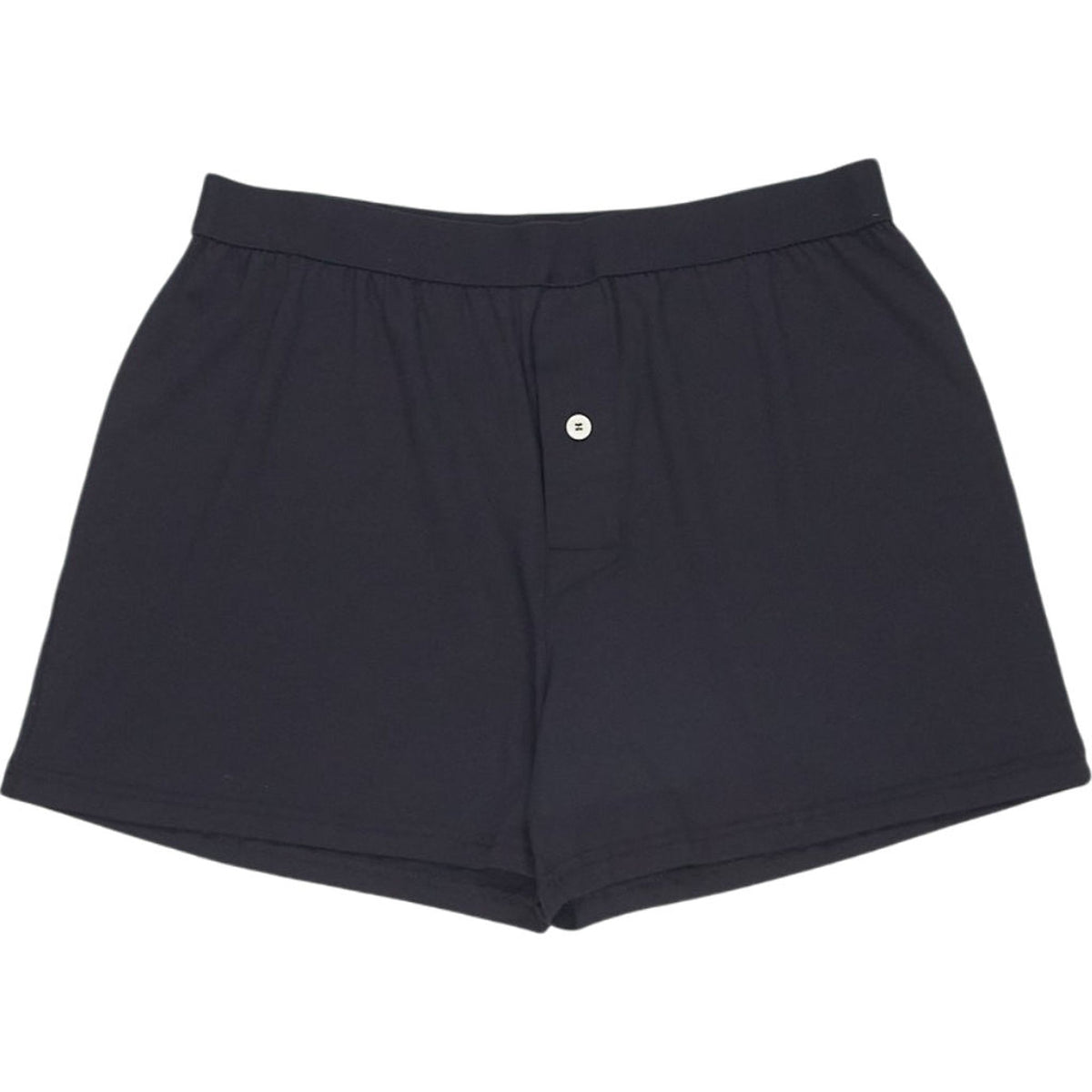 Hamilton + Hare Black Elasticated Boxers XL