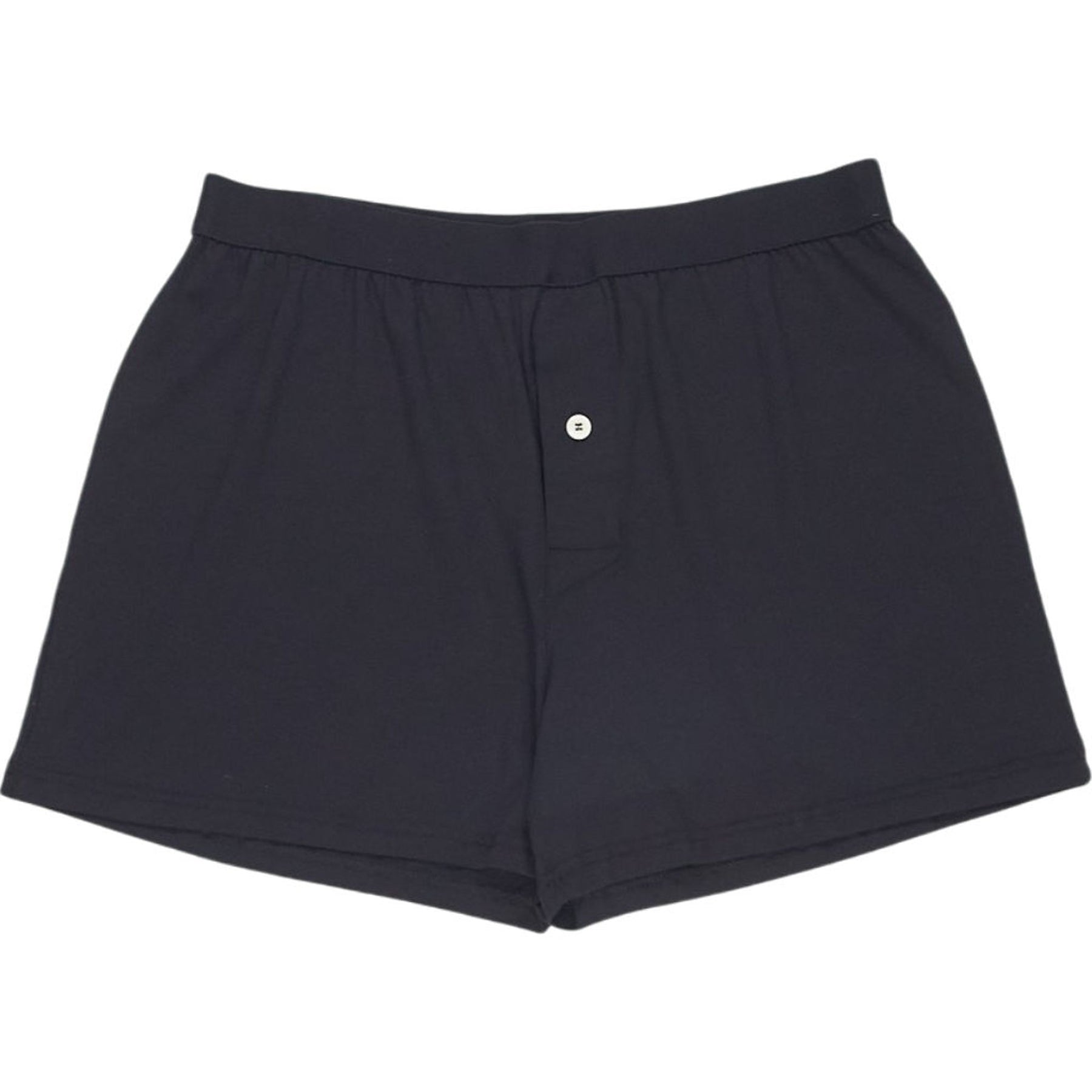 Hamilton + Hare Black Elasticated Boxers XL