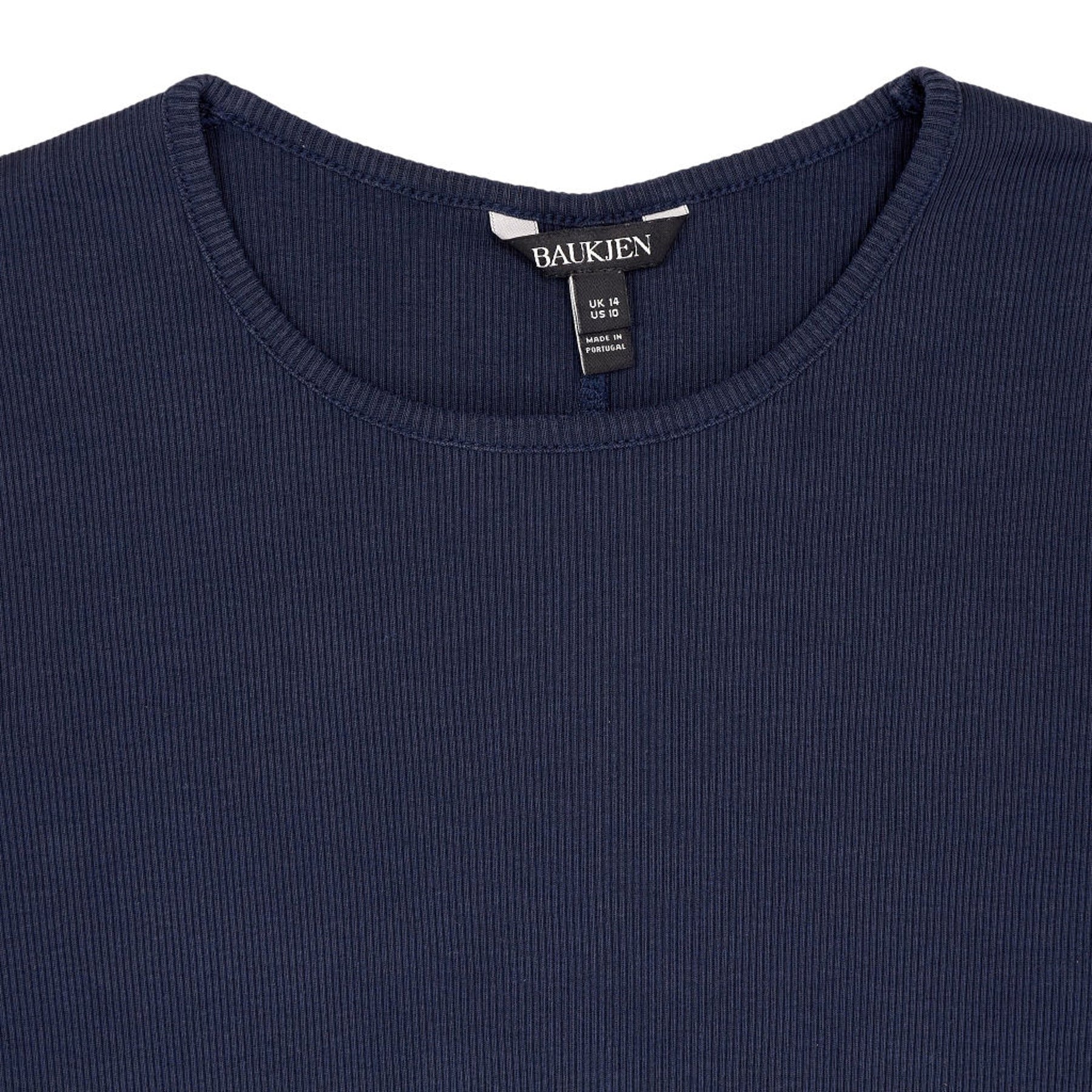 Baukjen Navy Cotton Top