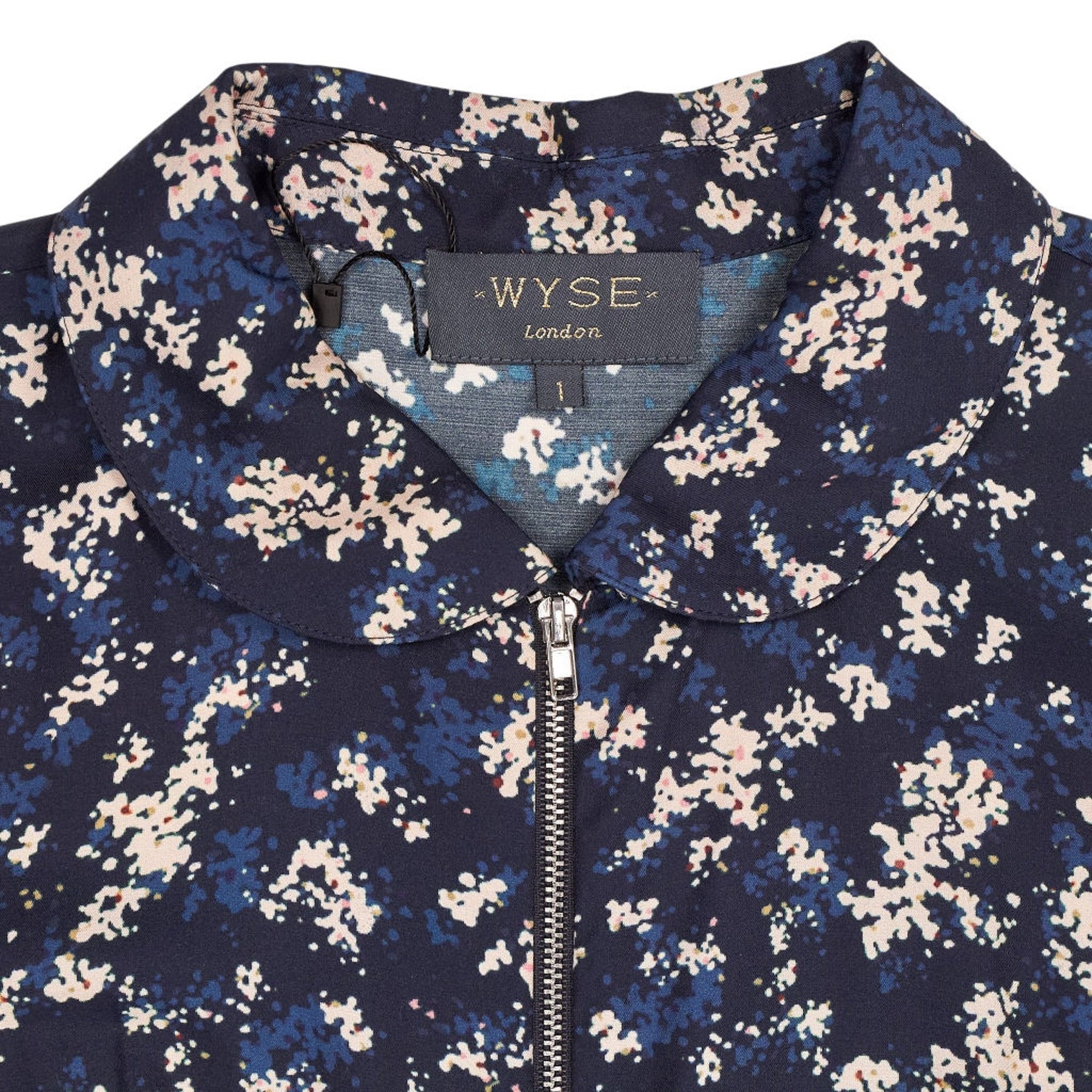 Wyse Blue Floral Midi Dress