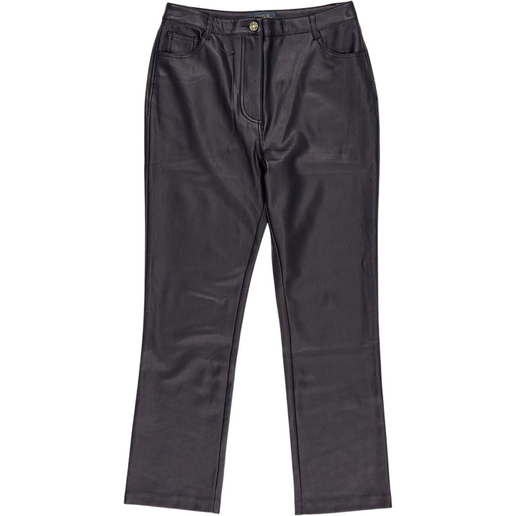 Wyse Black Polyurethane Coated Trousers