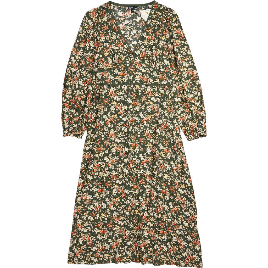 Nobody's Child Green Floral Midi Dress