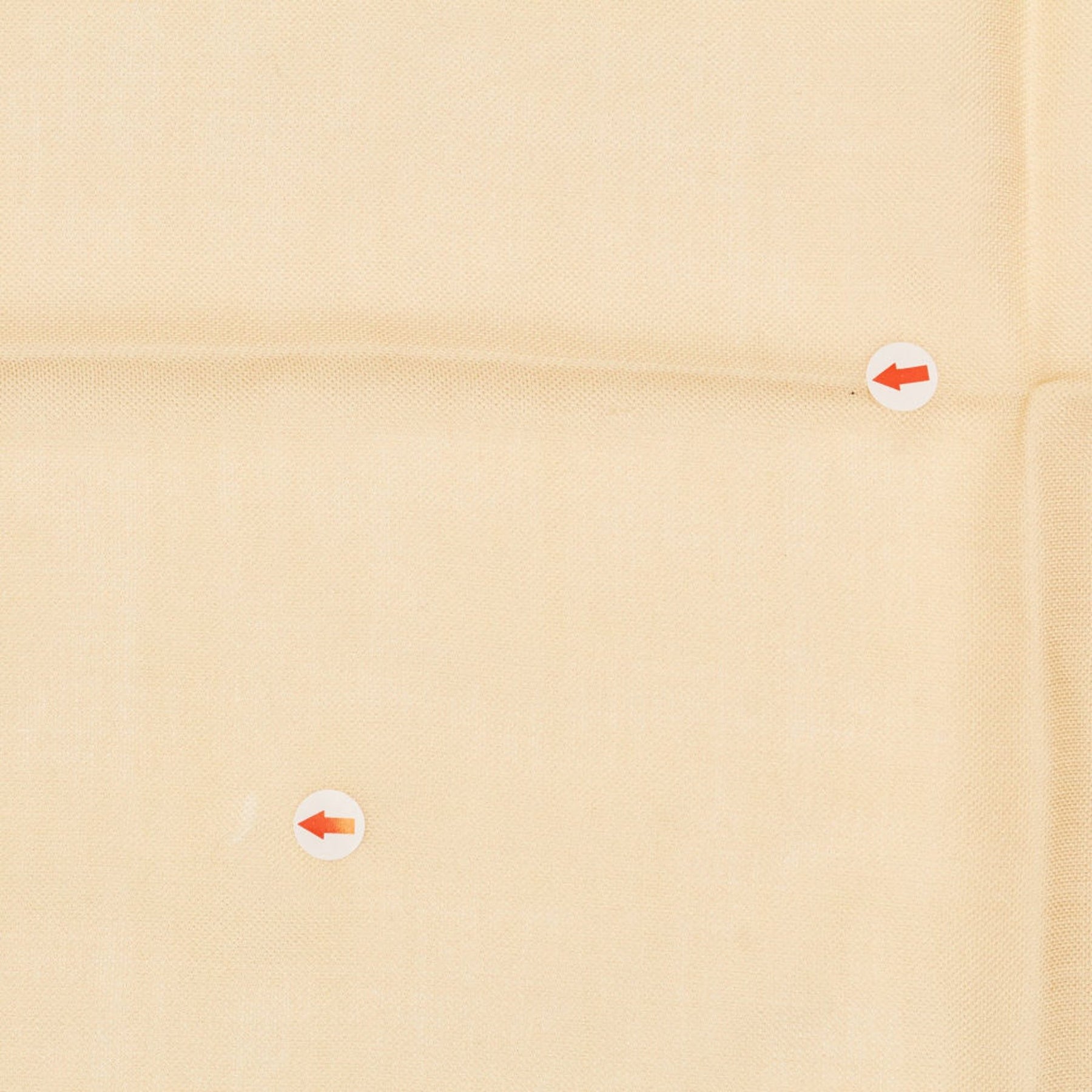 Drake's Cream Wool Silk Pocket Square