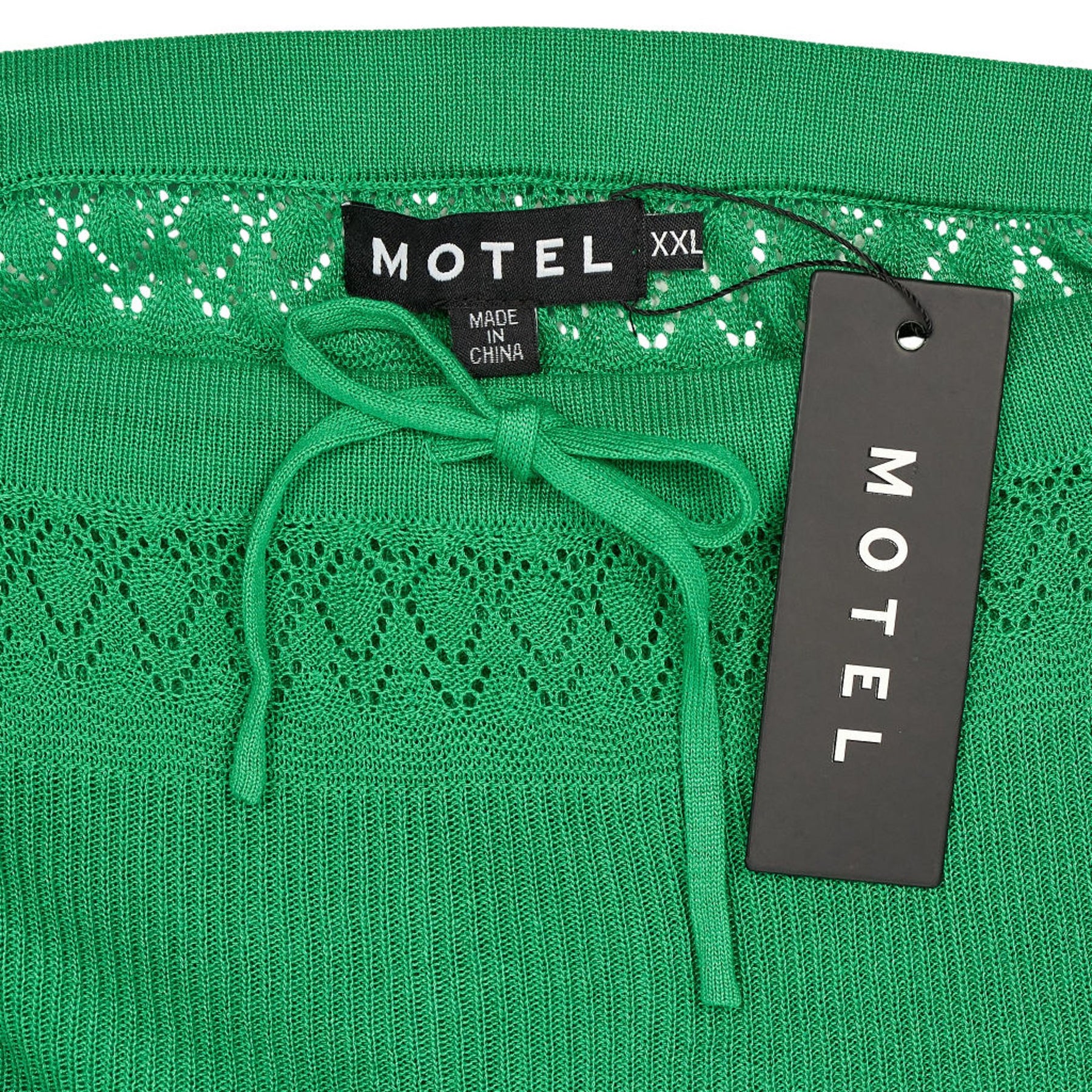 Motel Green Gatix Skirt Lace Detail