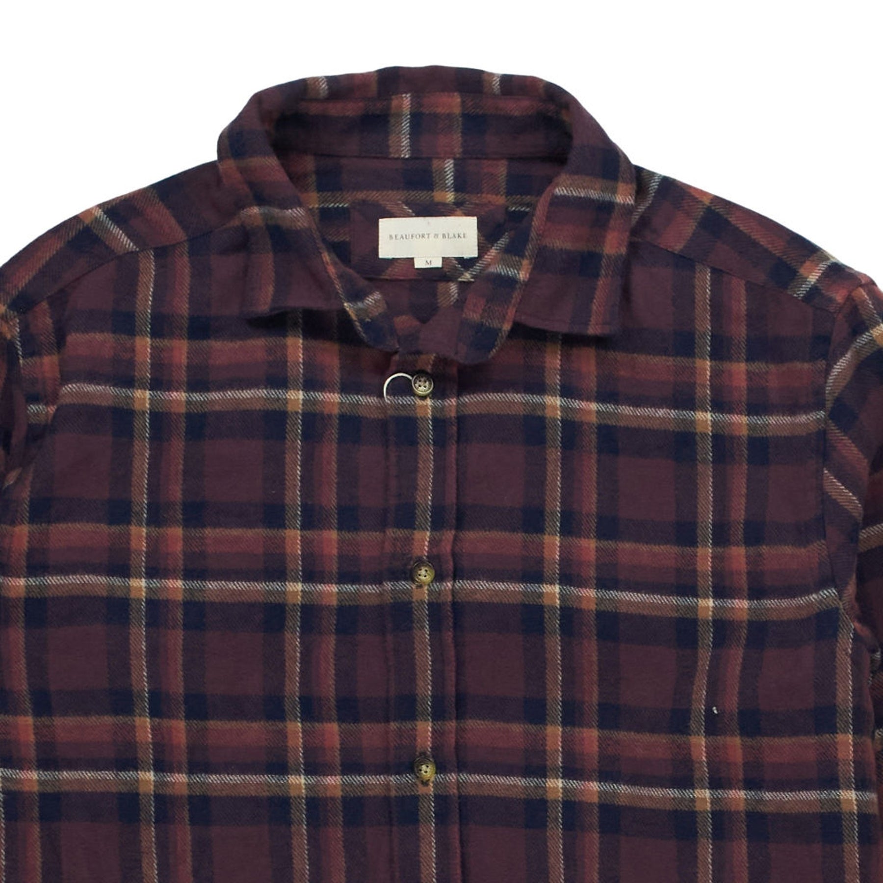 Beaufort & Blake Maroon Check Shirt