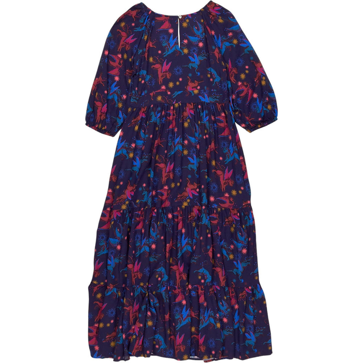 Strong Girls Club Blue Graphic Dress