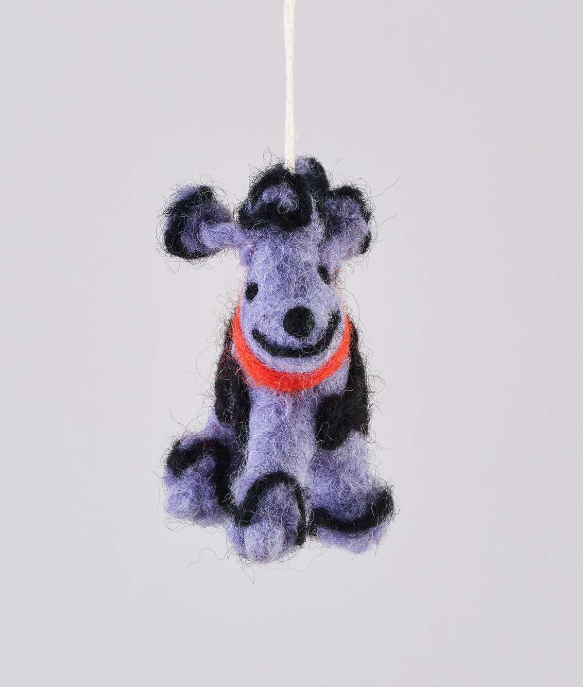 Fleur Dog Hanging Felt Ornament