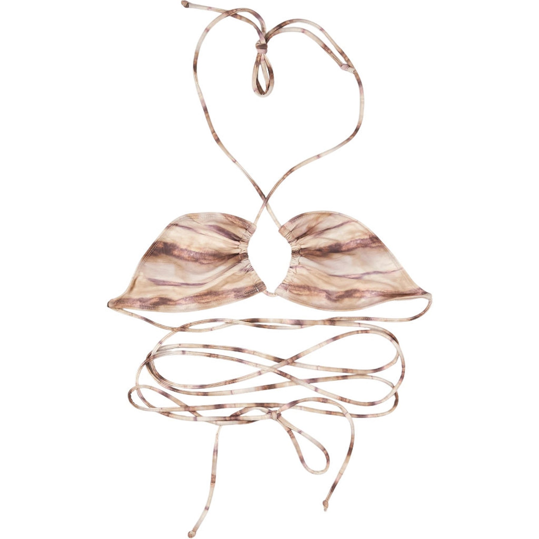 Motel Abstract Animal Bikini Top
