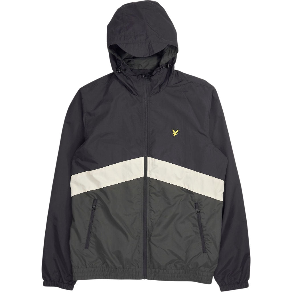 Lyle & Scott Black Chevron Block Jacket