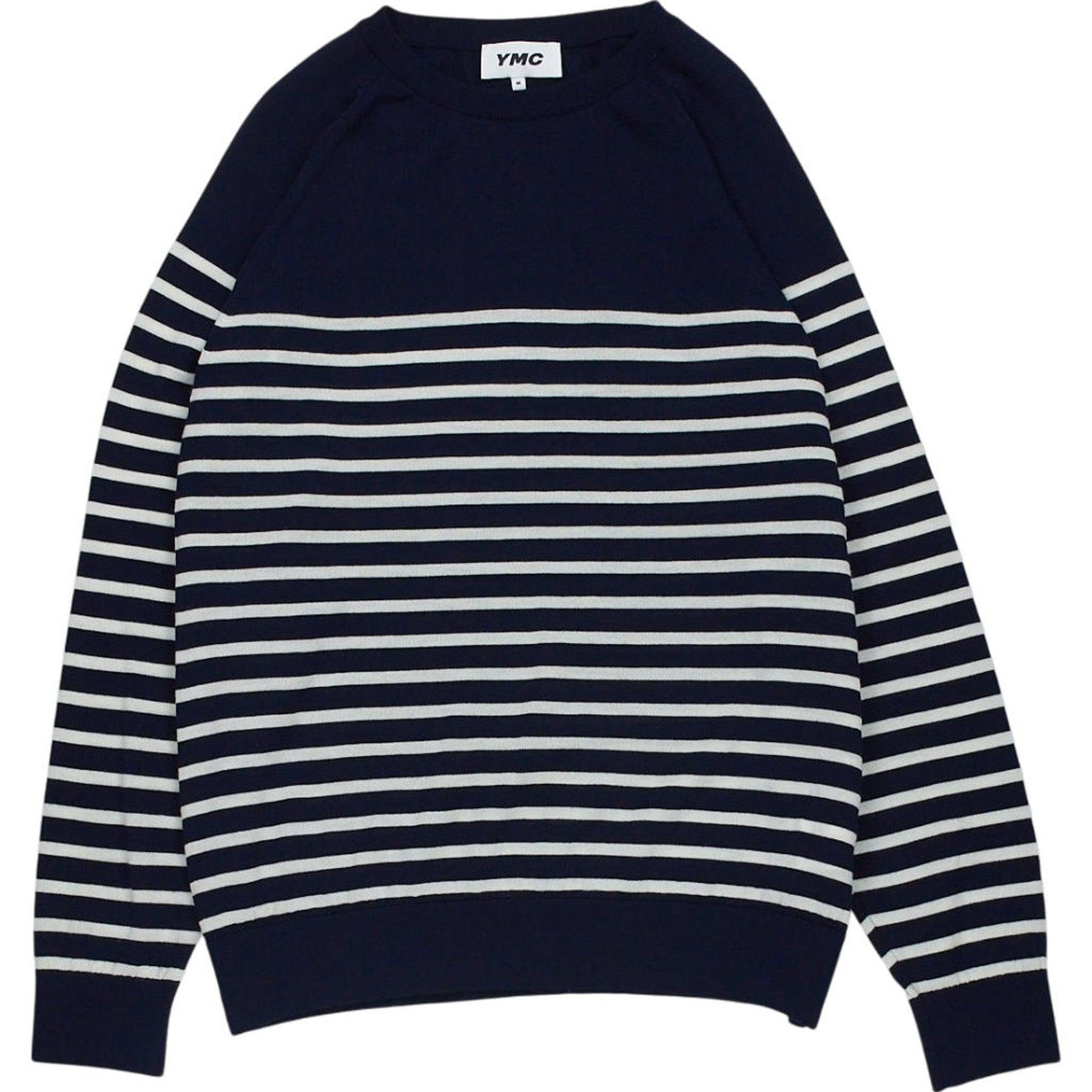 YMC Navy Striped Jumper