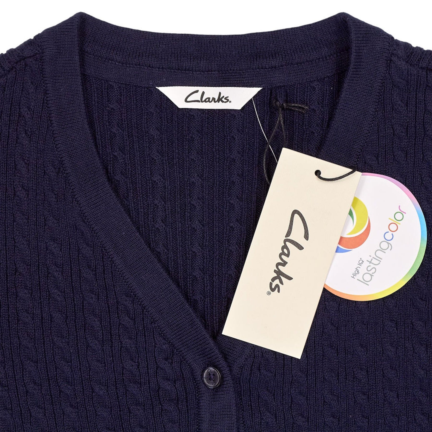 Clarks Navy Knitted Cardigan