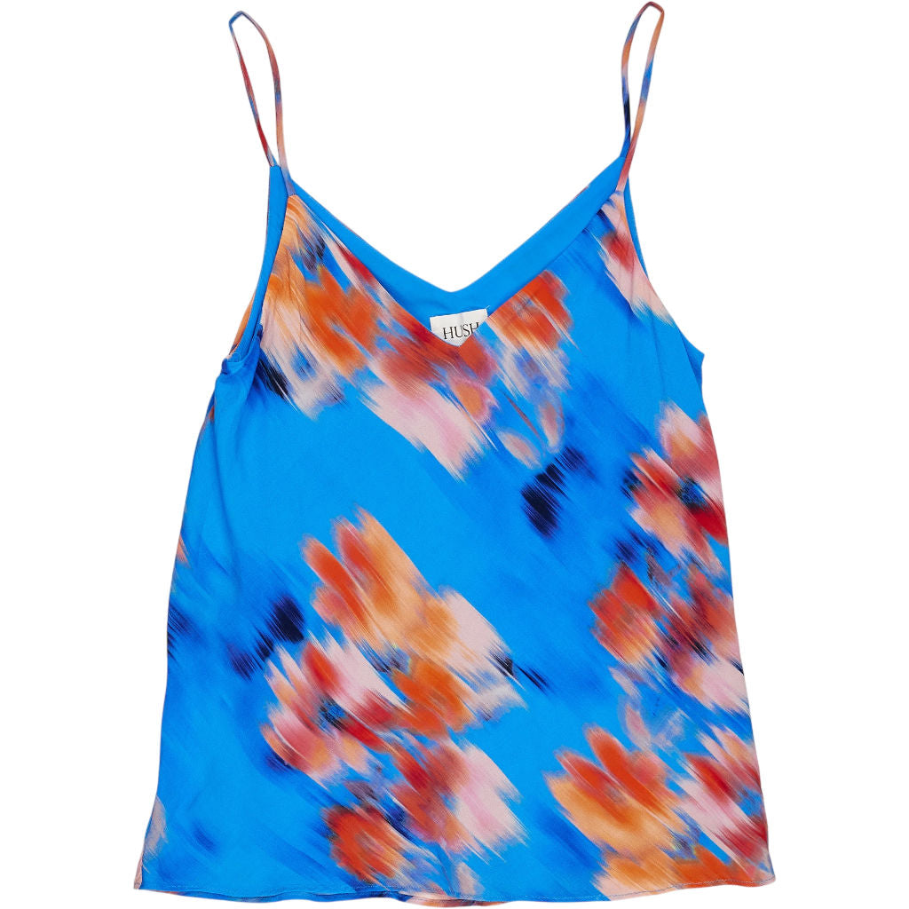 Hush Blue Multicolour Strappy Top