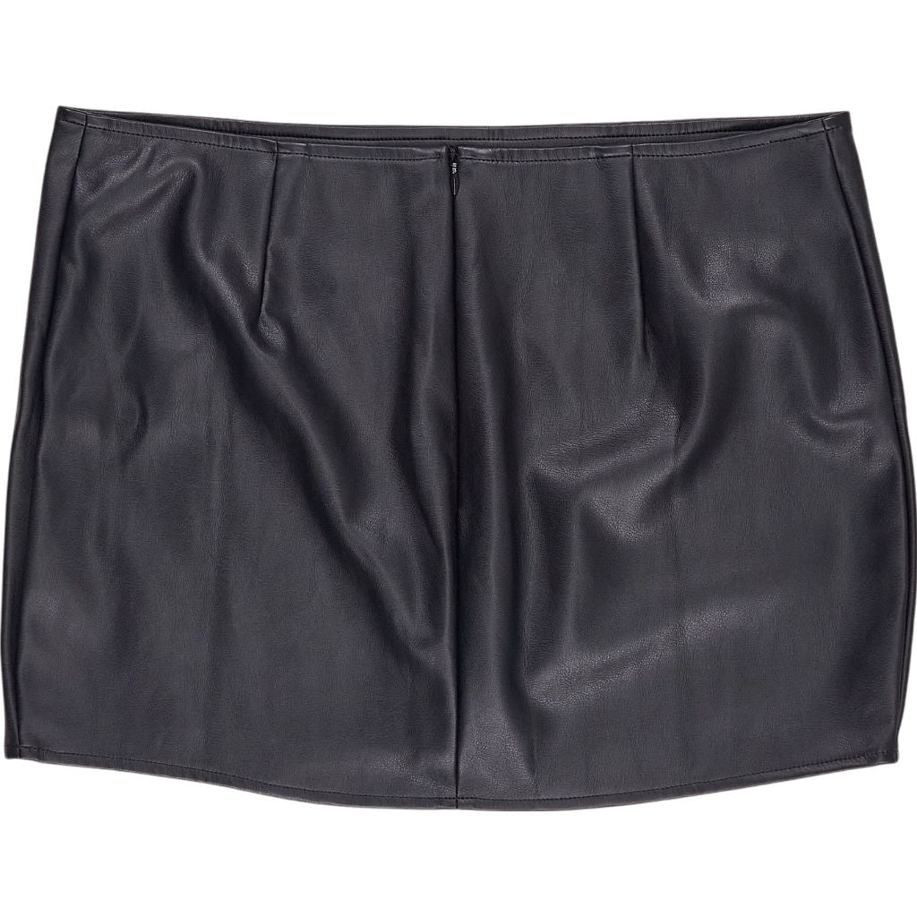Motel Black IMA PU Skirt