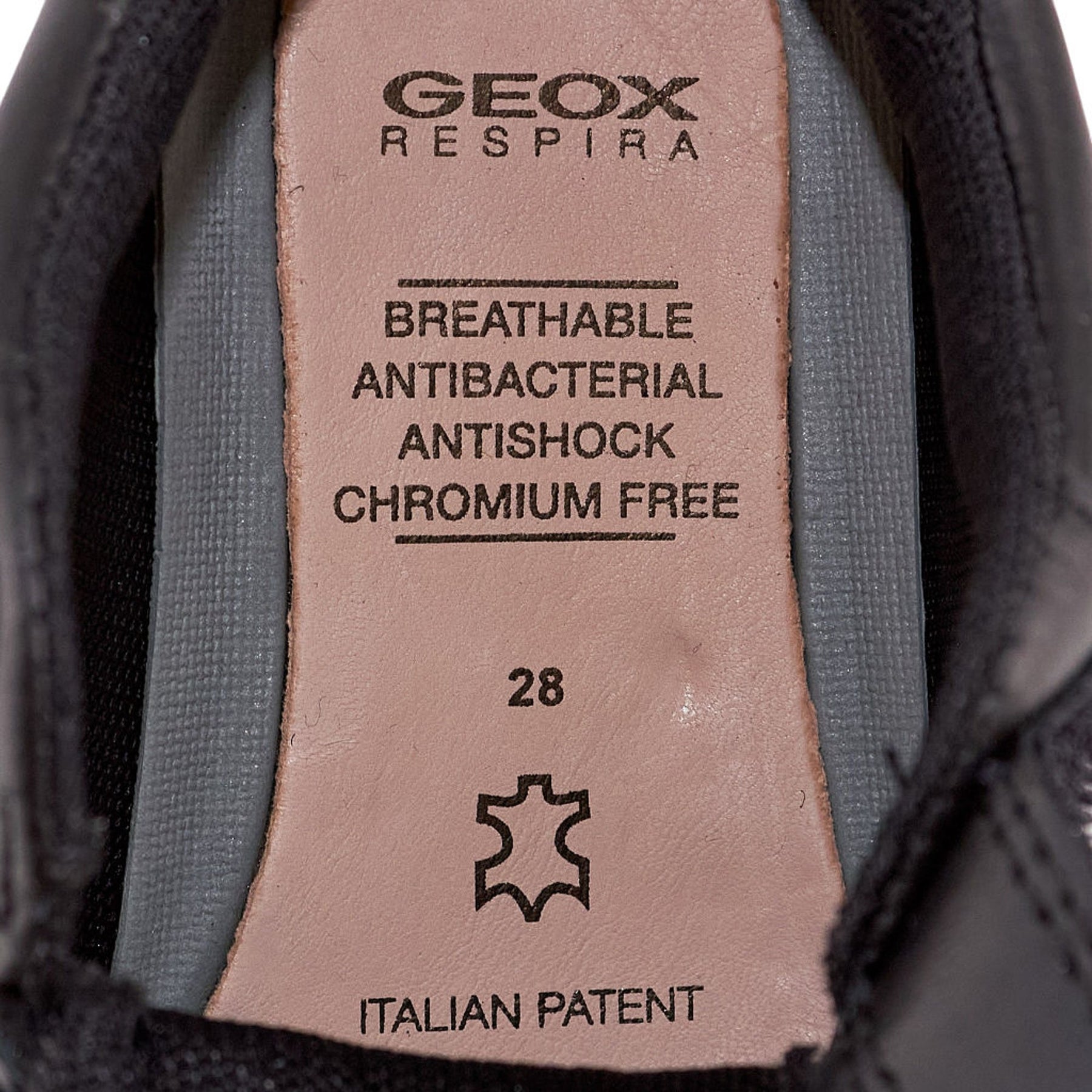 Geox Black J Savage Trainers
