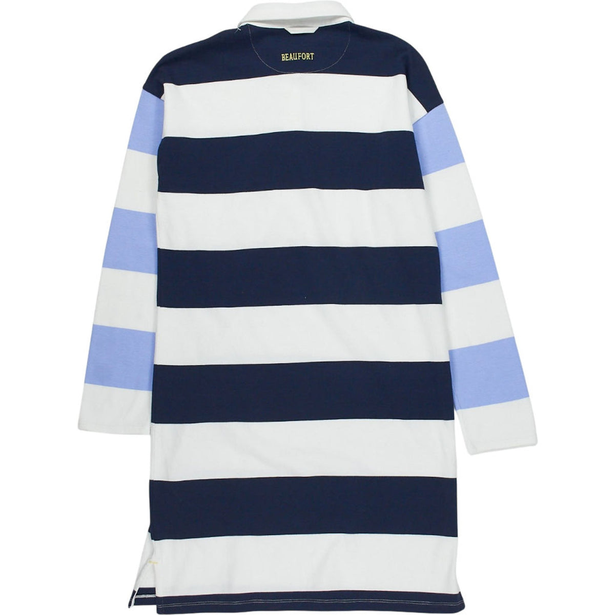 Beaufort Blue White Striped Long Sleeve Dress