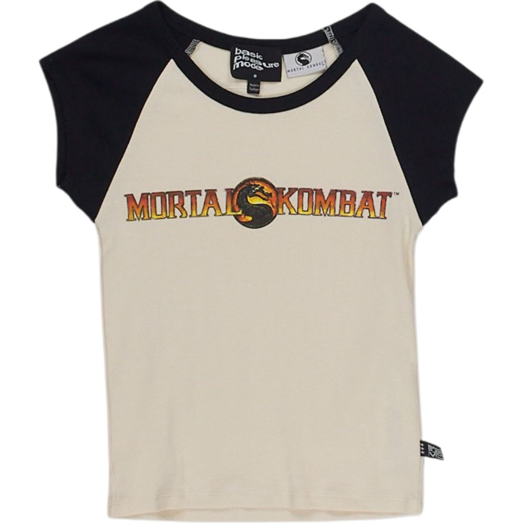 Basic Pleasure Black Cream Mortal Kombat T-Shirt
