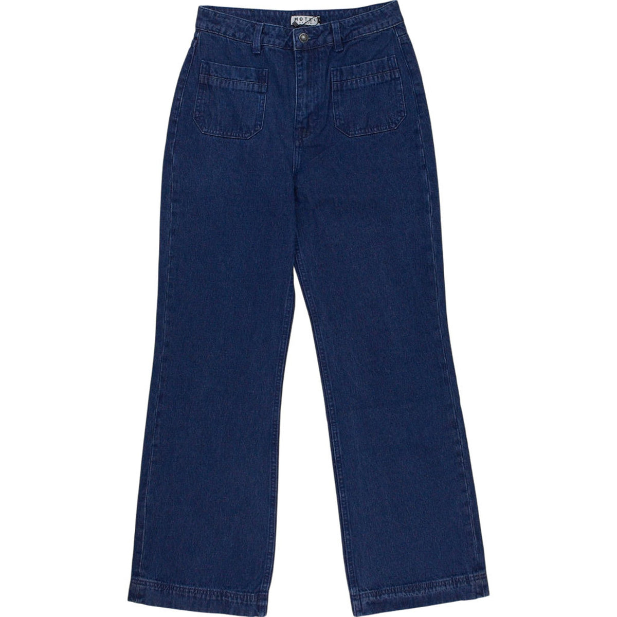 Motel Blue Cotton Denim Jeans