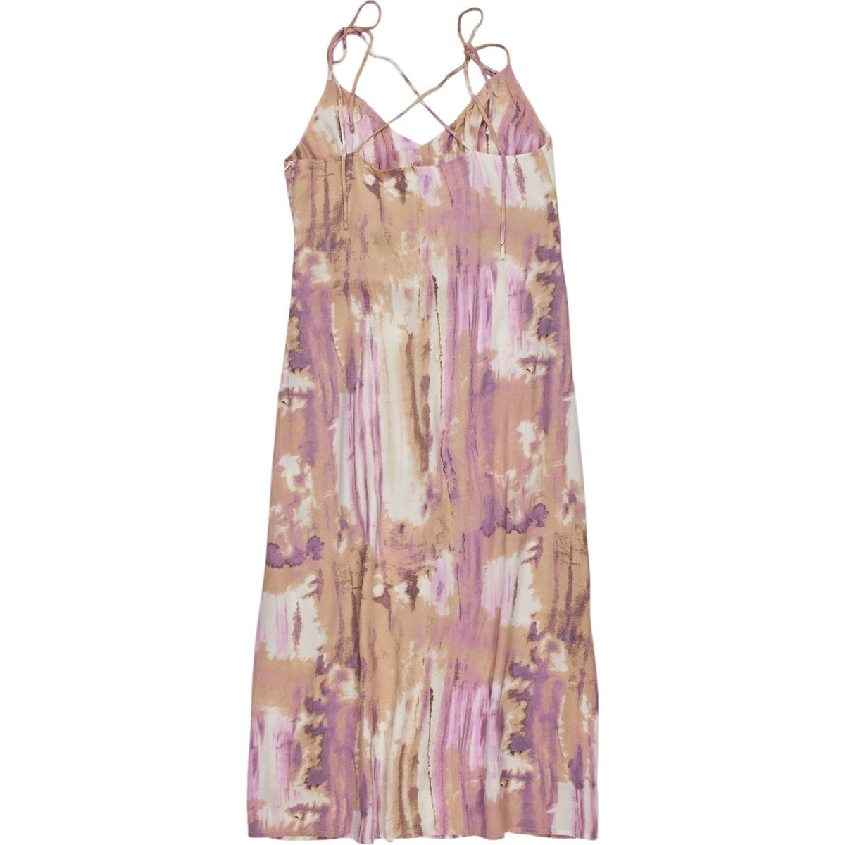 Sisterhood Purple Print Strappy Dress