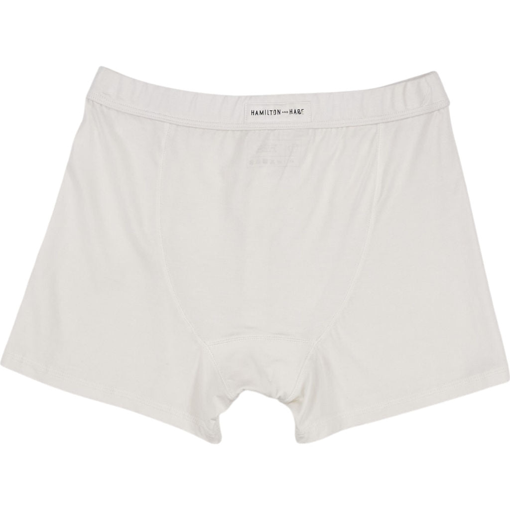 Hamilton + Hare White Jersey Boxer Briefs ( 3 Pack )