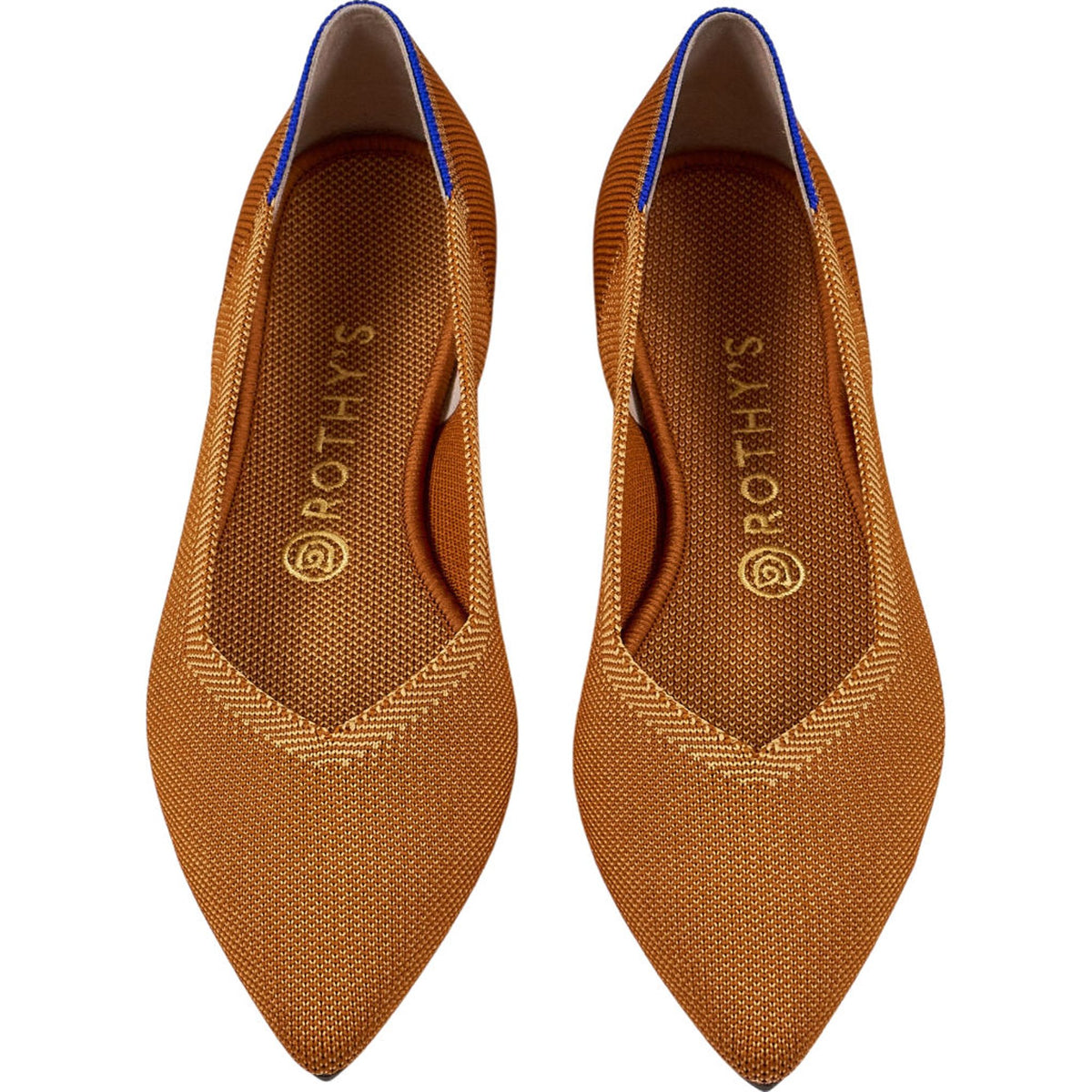 Rothy's Orange Textile Flats 9