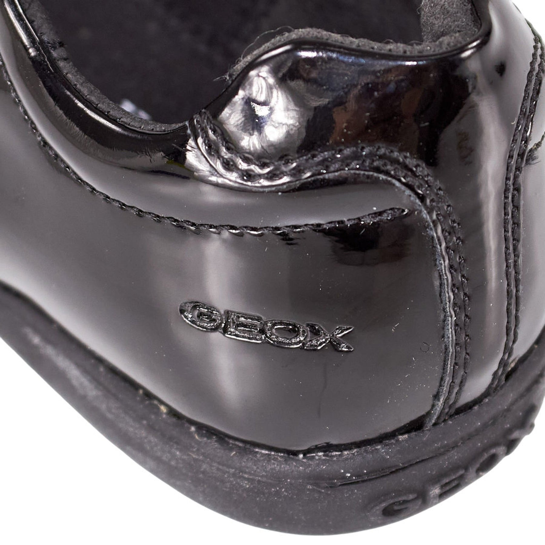 Geox Black Patent Mary Jane Shoes