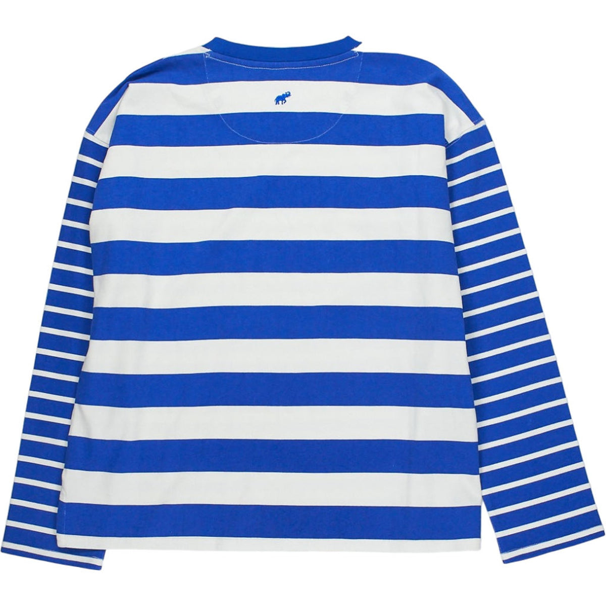 Beaufort & Blake Blue White Striped Long Sleeve Top