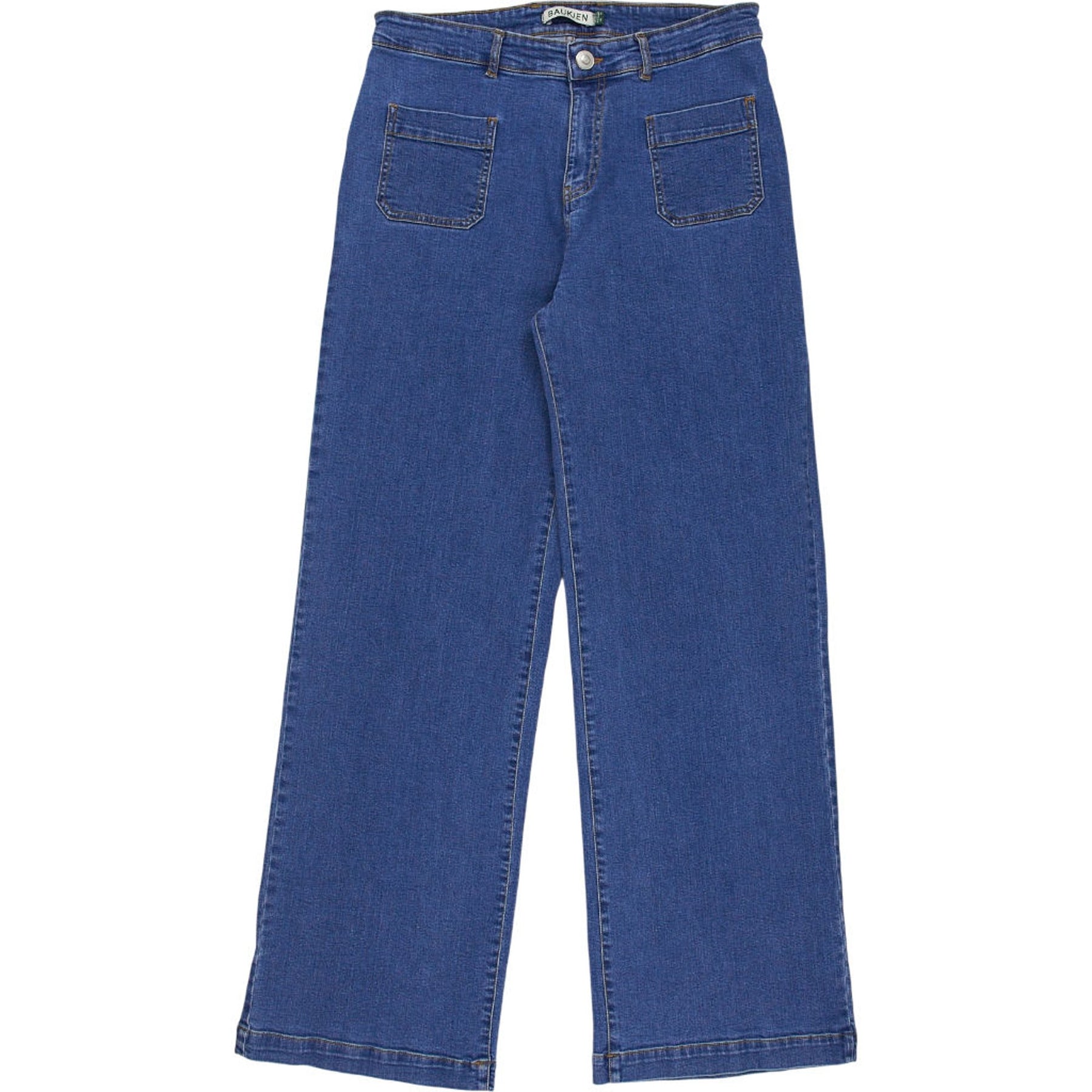 Baukjen Blue Wide Leg Jeans