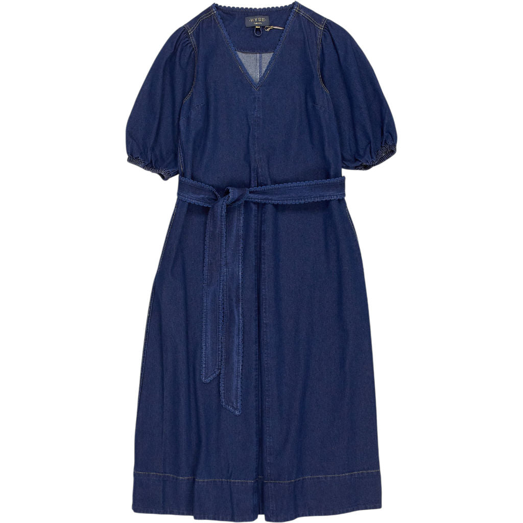 Wyse Blue Denim Tamsin Dress