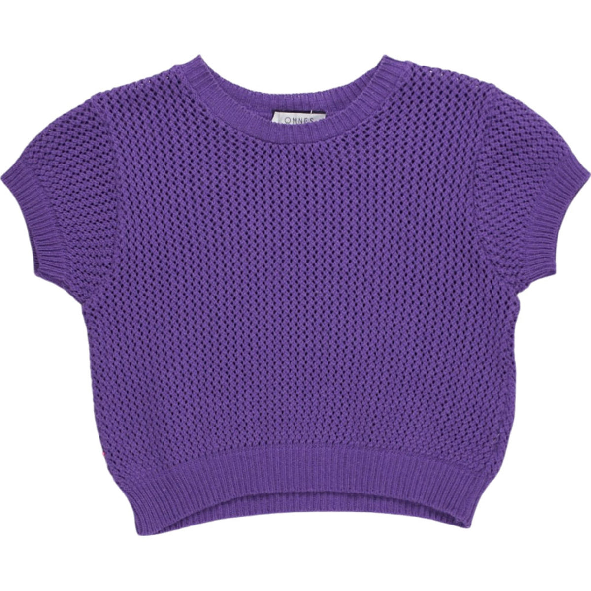 OMNES Purple Knit Crop Top