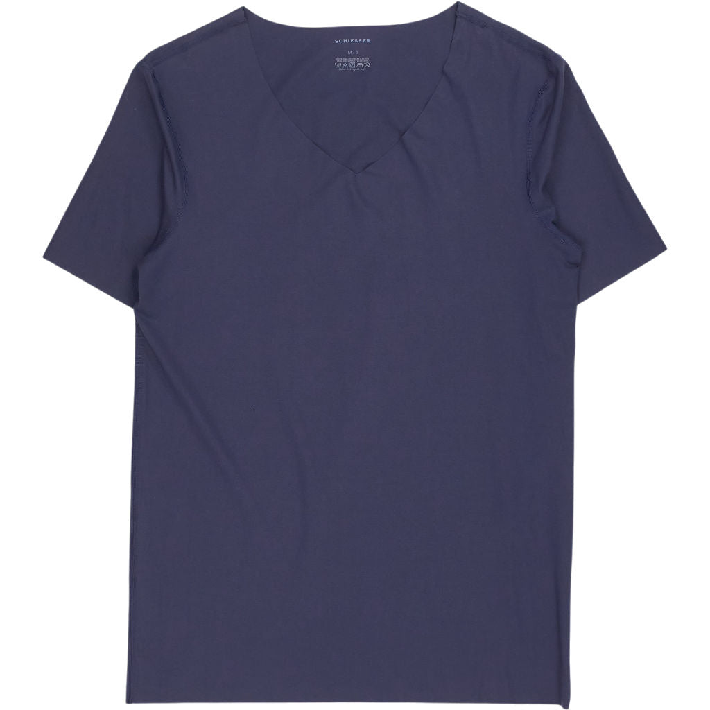 Schiesser Blue V-Neck T-Shirt
