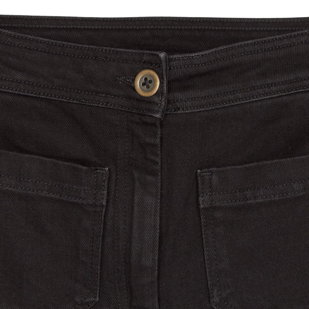 Wyse Black Straight Trousers 1,