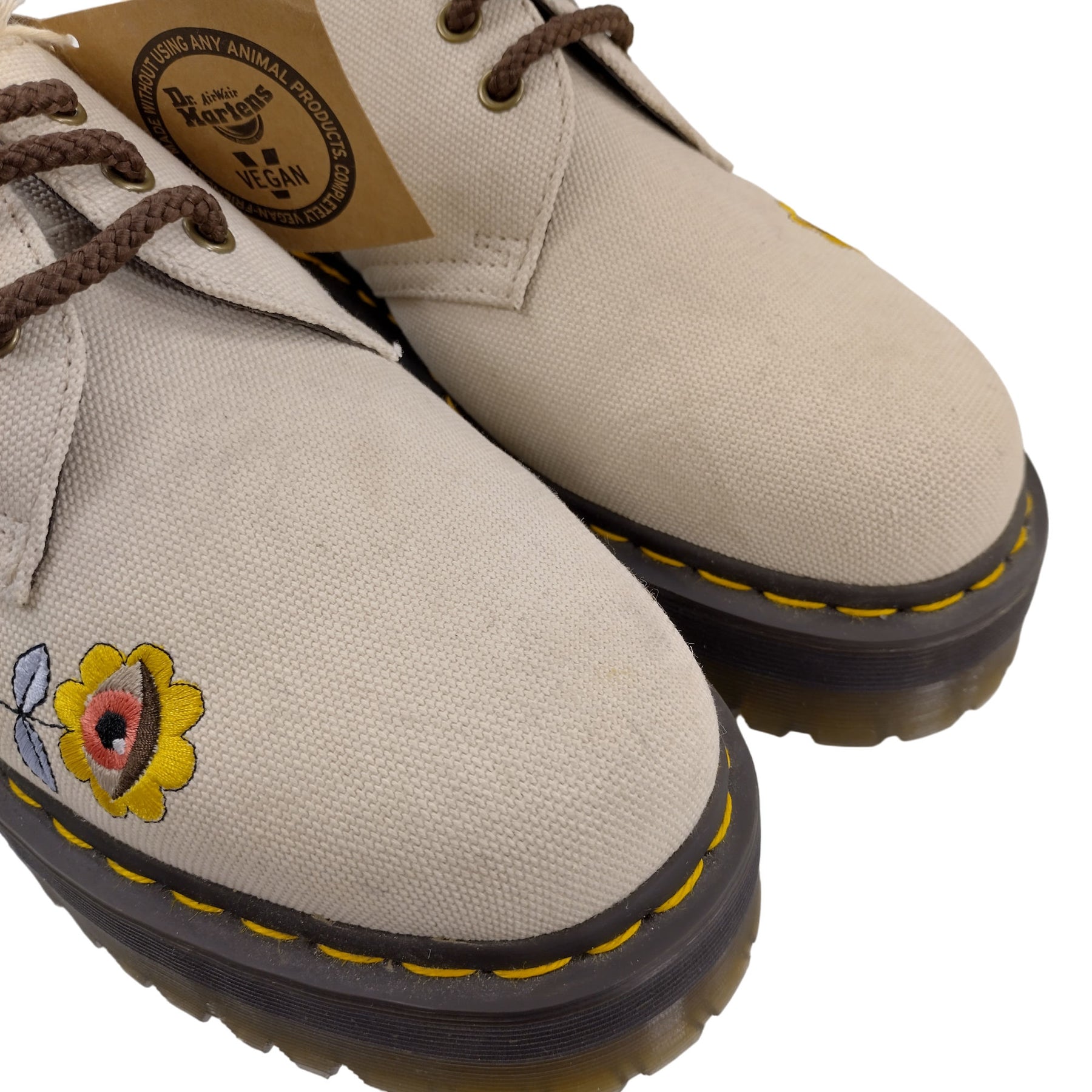 1461 Quad Retro Ray Canvas Vegan Platform Shoes