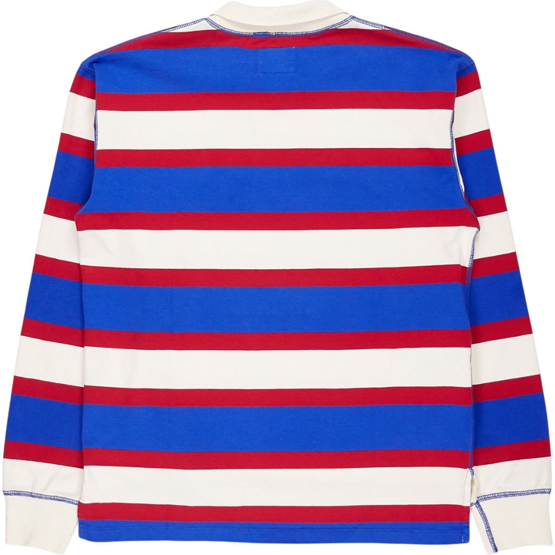 Drake's Red Blue Rugby Top
