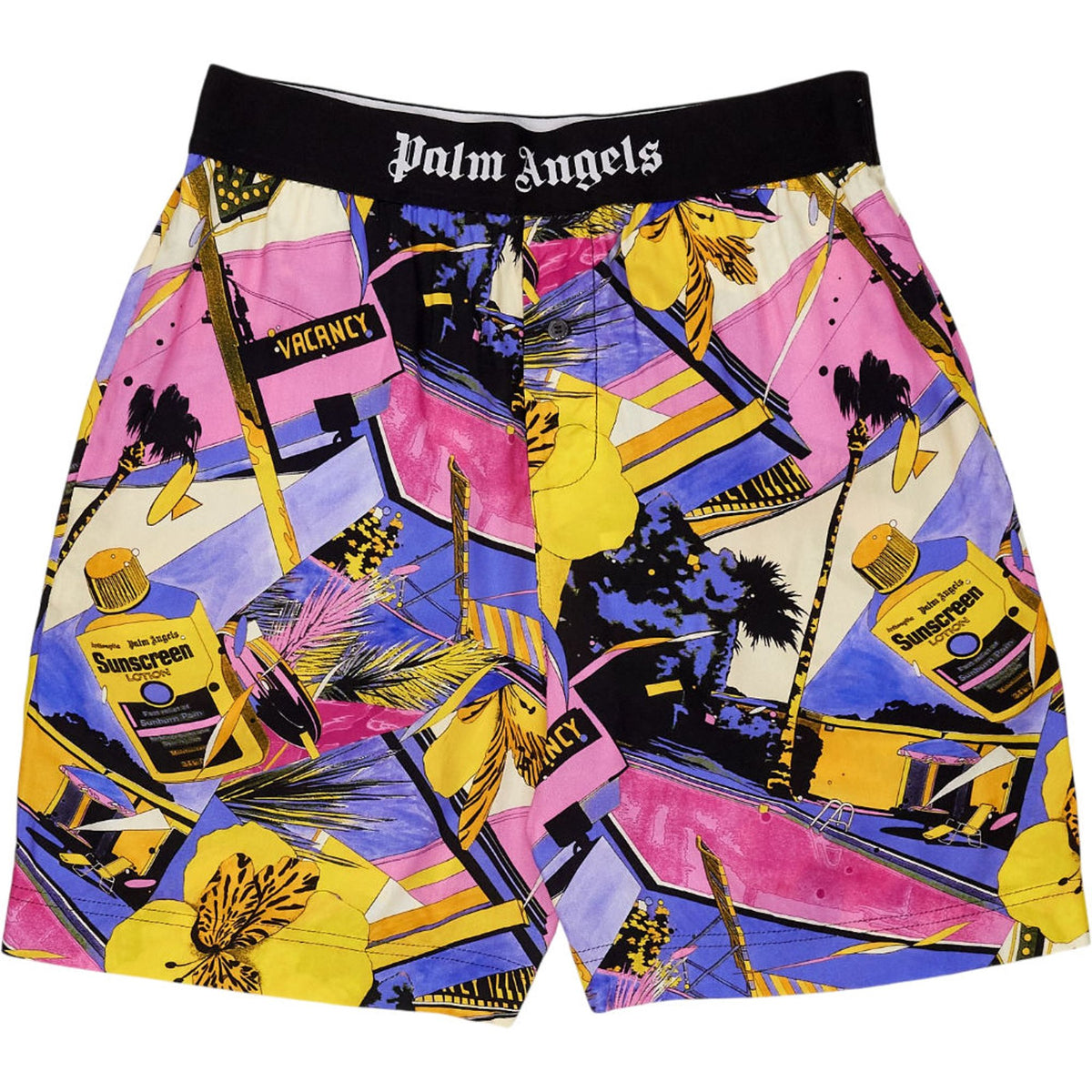 Palm Angels Multicolour Patterned Shorts