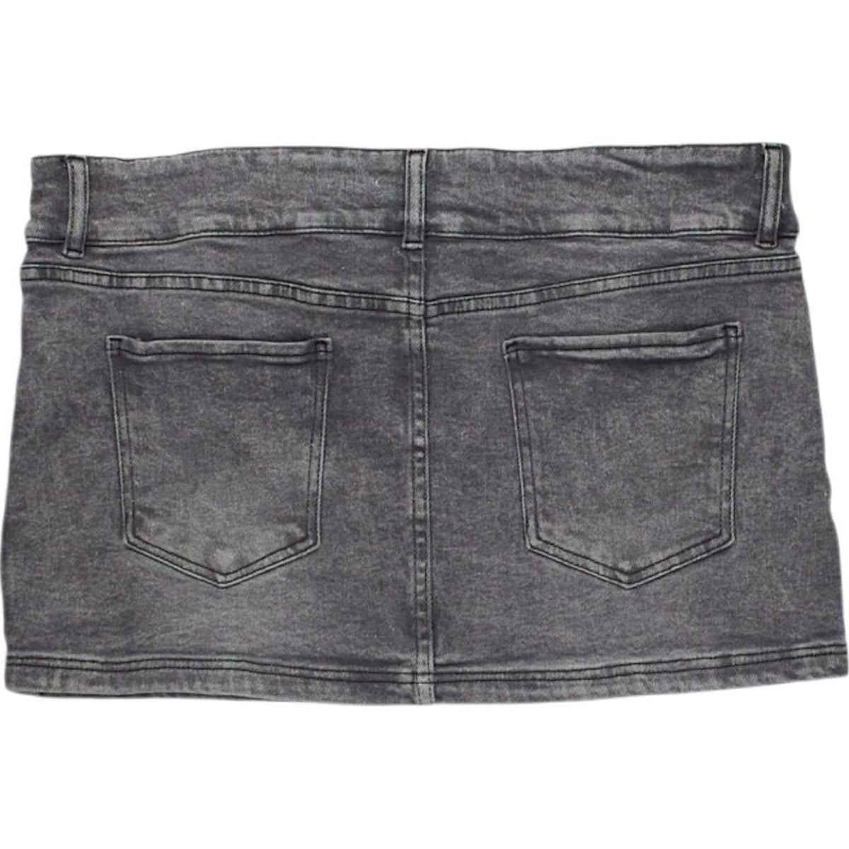 Motel Grey Low Rise Mini Skirt