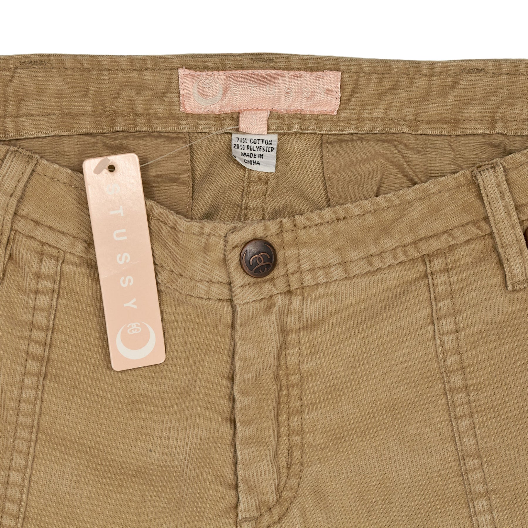 Stussy Beige Cropped Pants