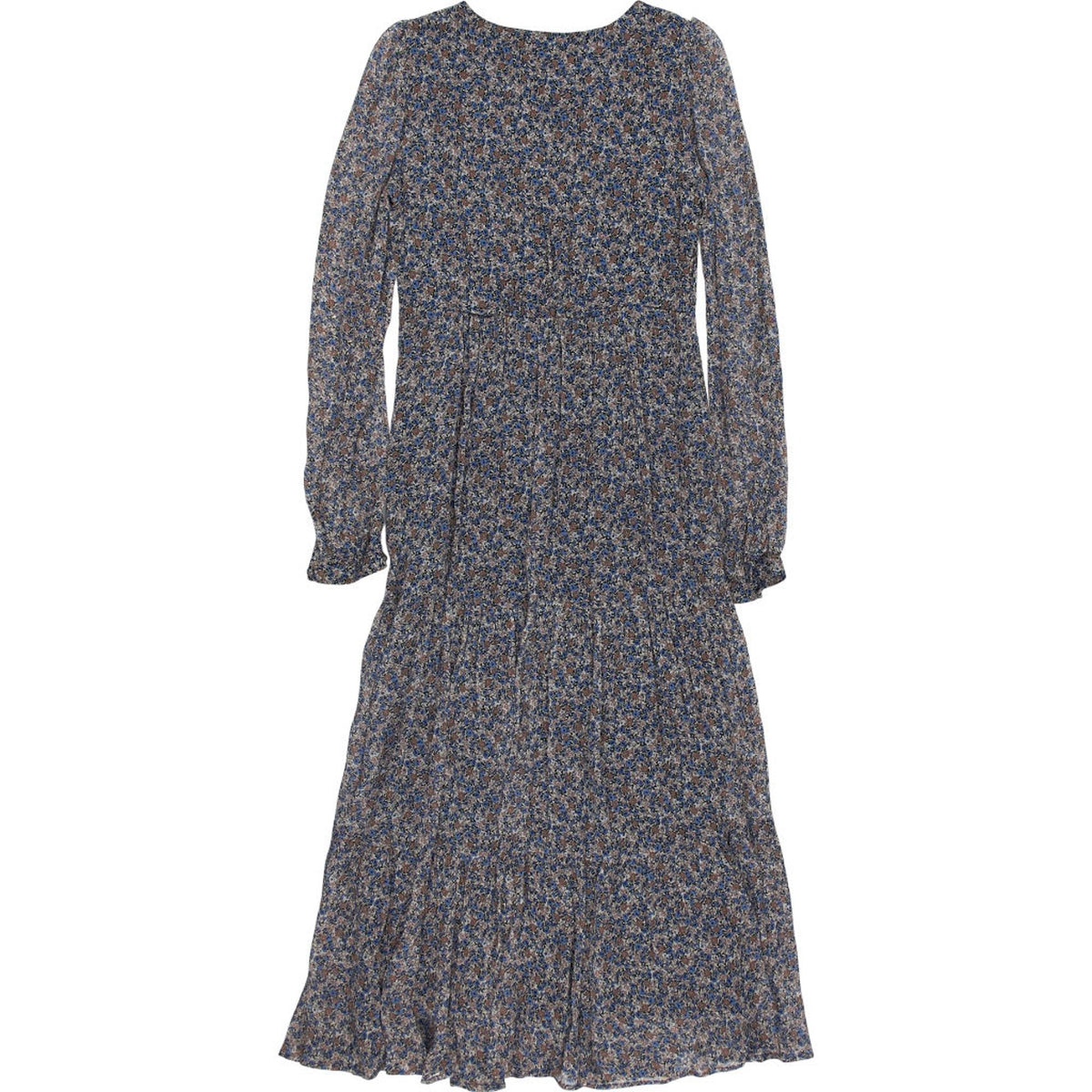 Sézane Floral Midi Dress Blue FR 34