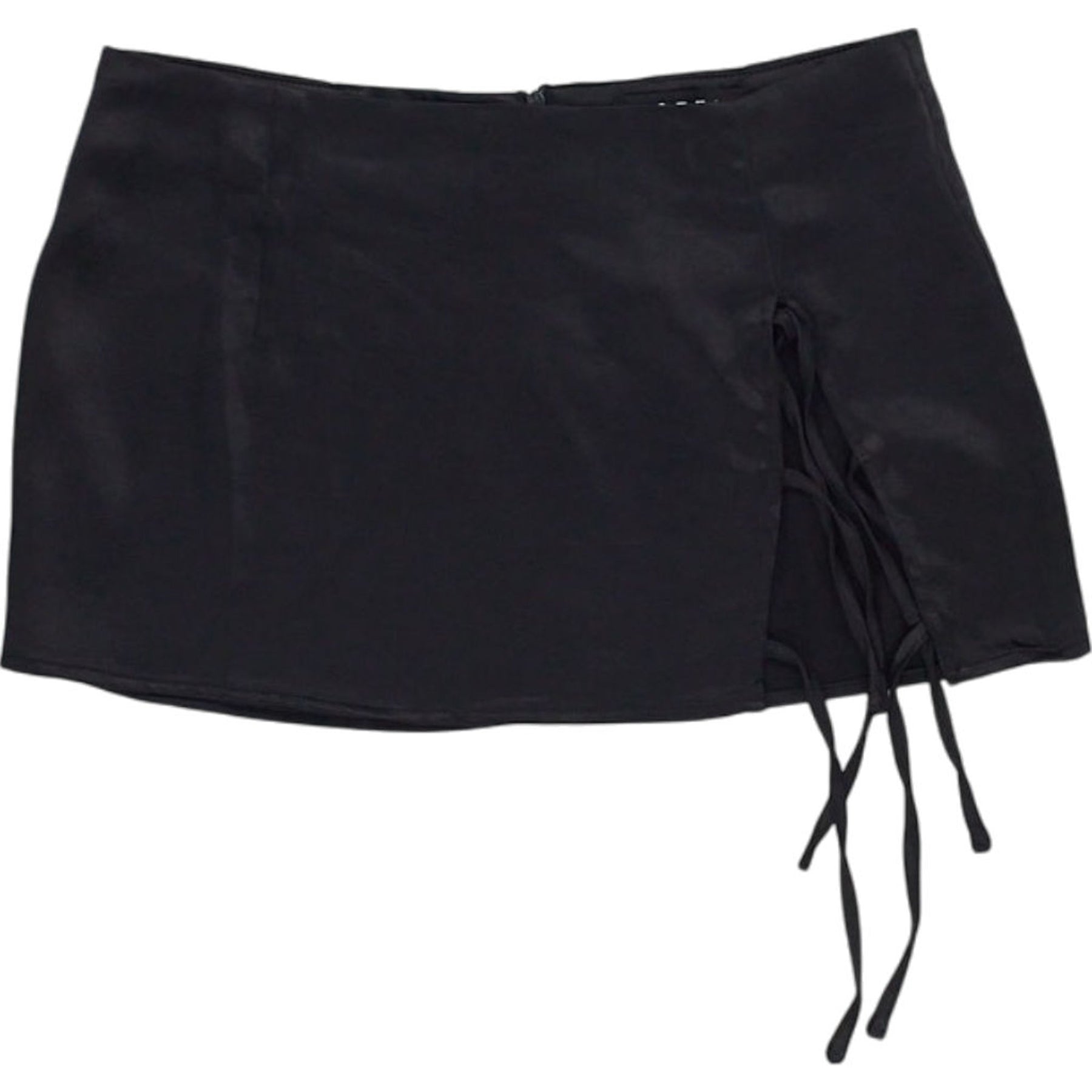 Motel Black Satin Gamay Skirt