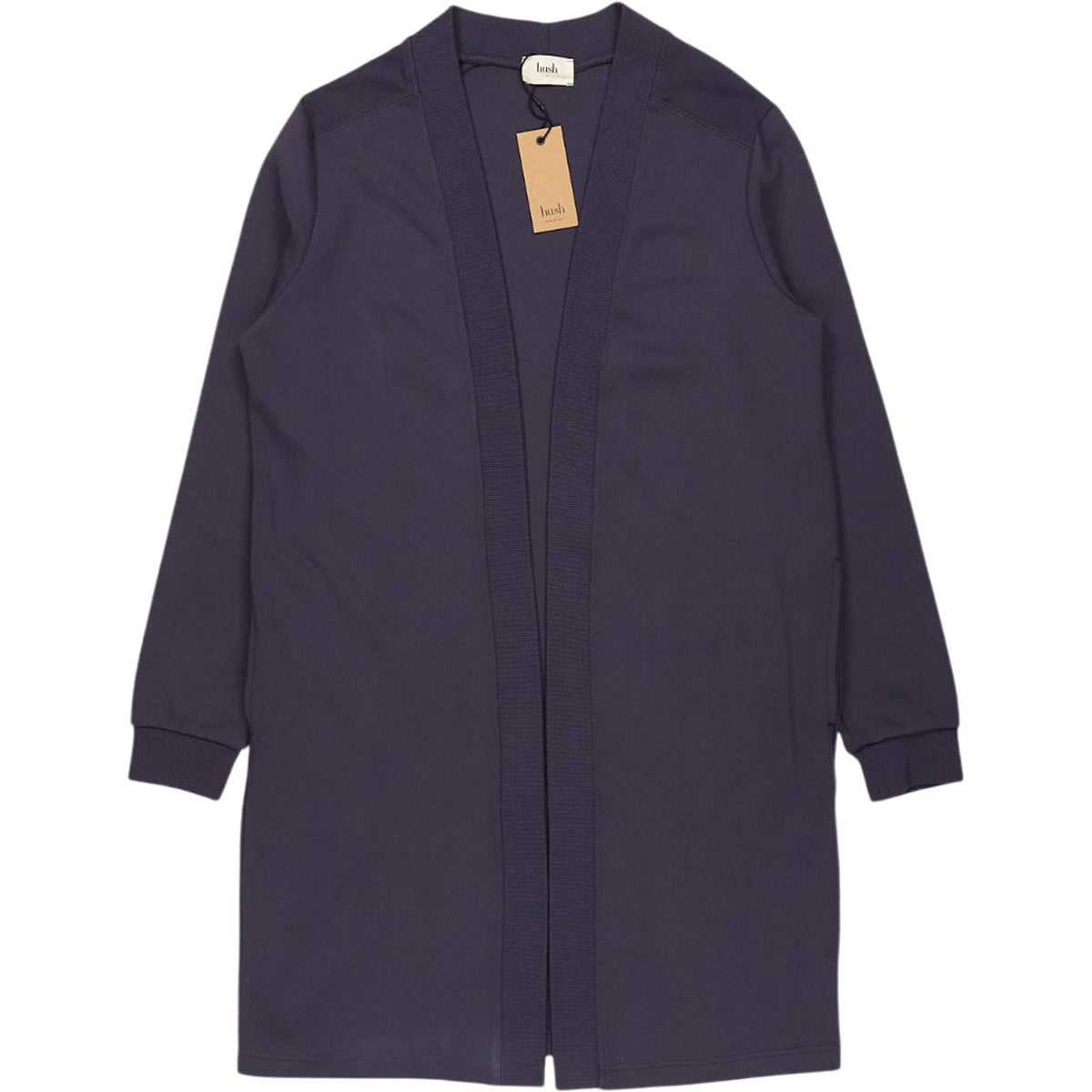 Hush Washed Black Jersey Jacket