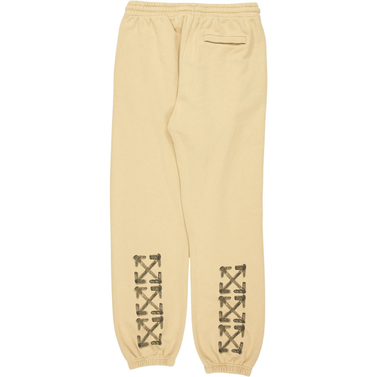 Off-White Beige Joggers Cotton