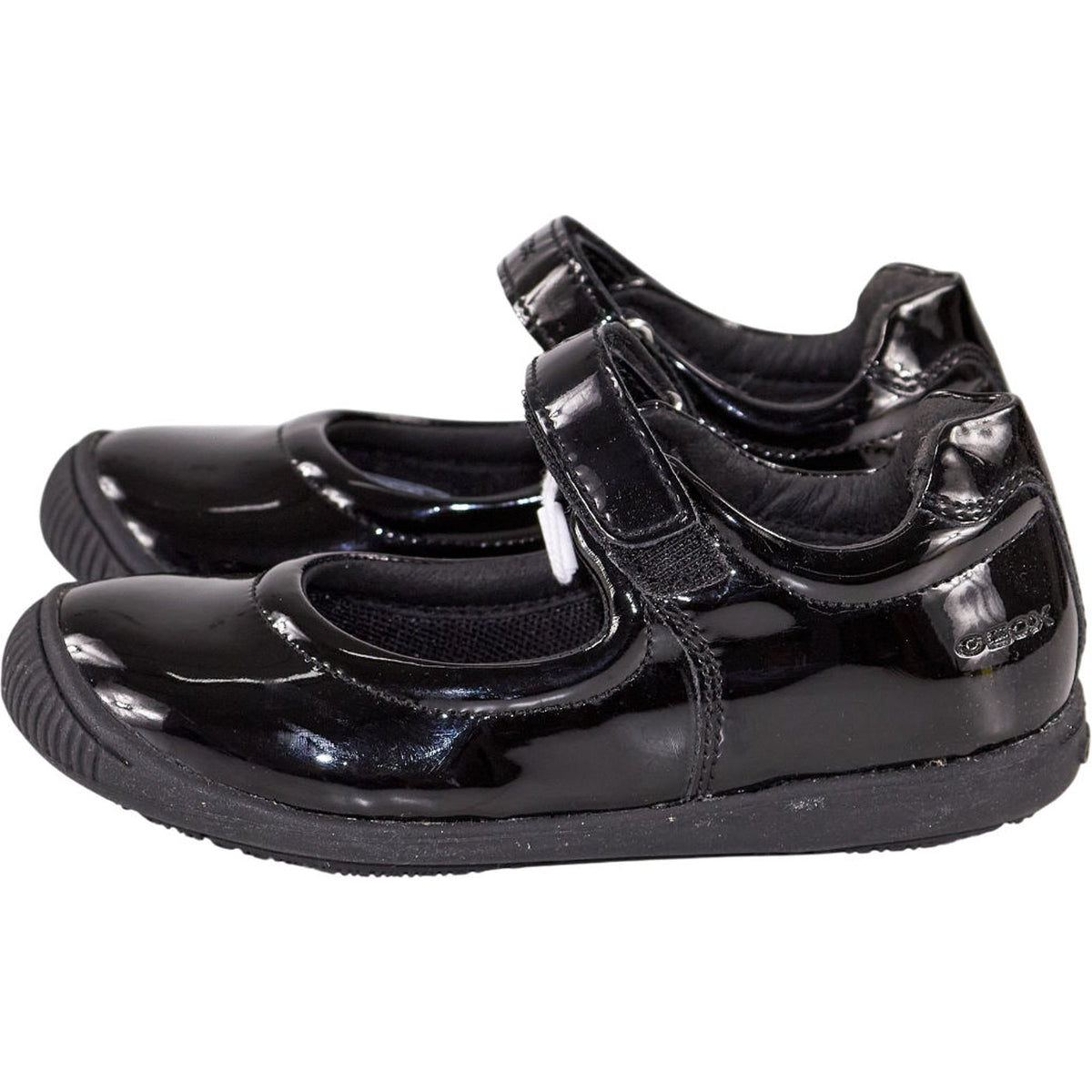 Geox Black Patent Mary Jane Shoes
