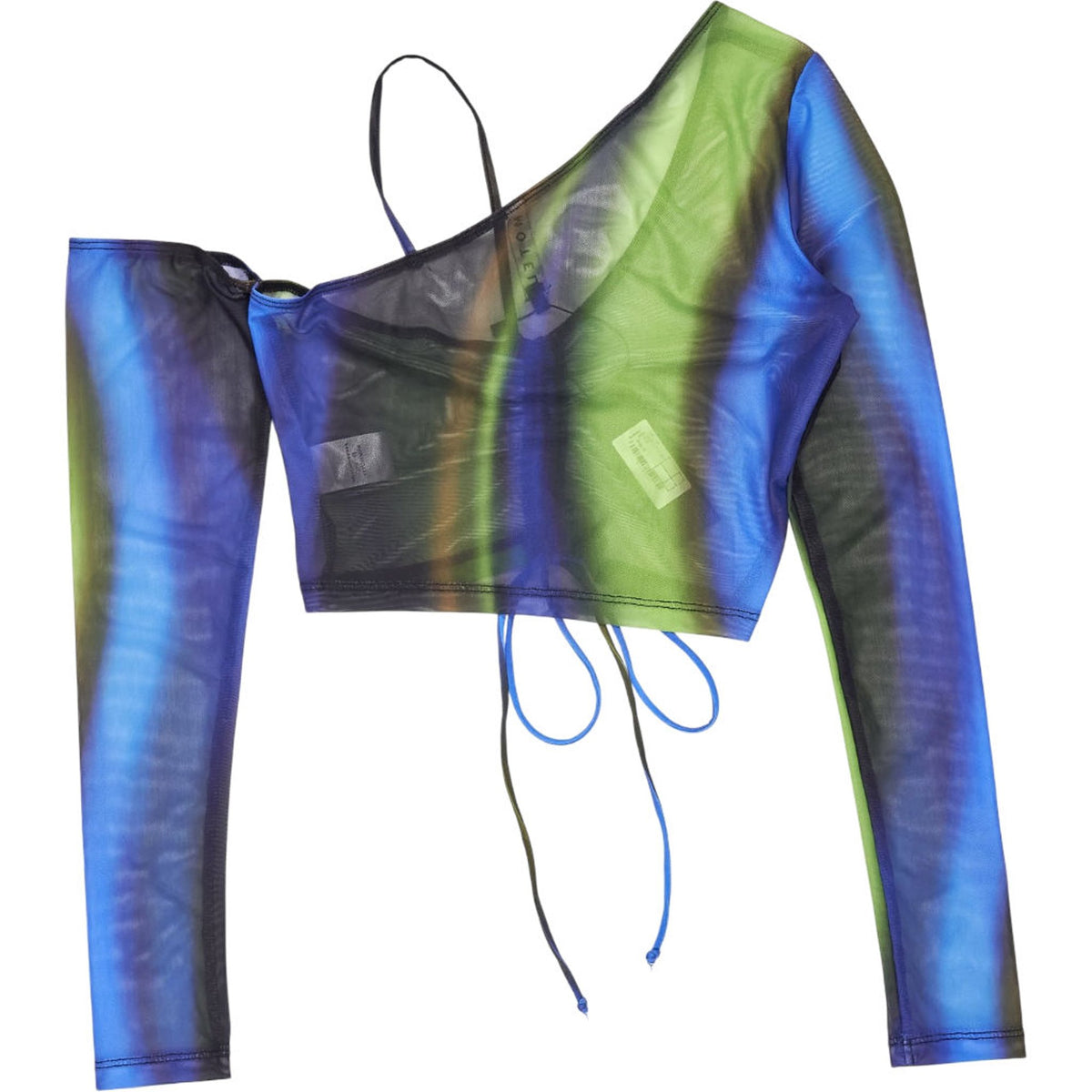 Motel Green Blue Mesh Tapi Top