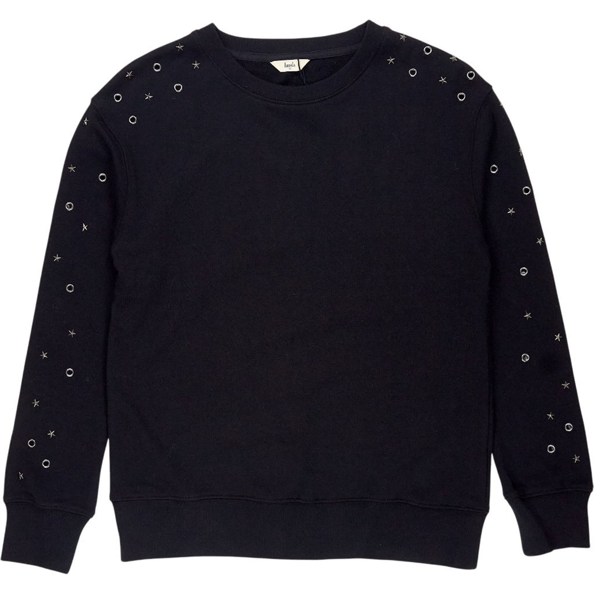 Hush Black Sierra Star Studded Sweatshirt